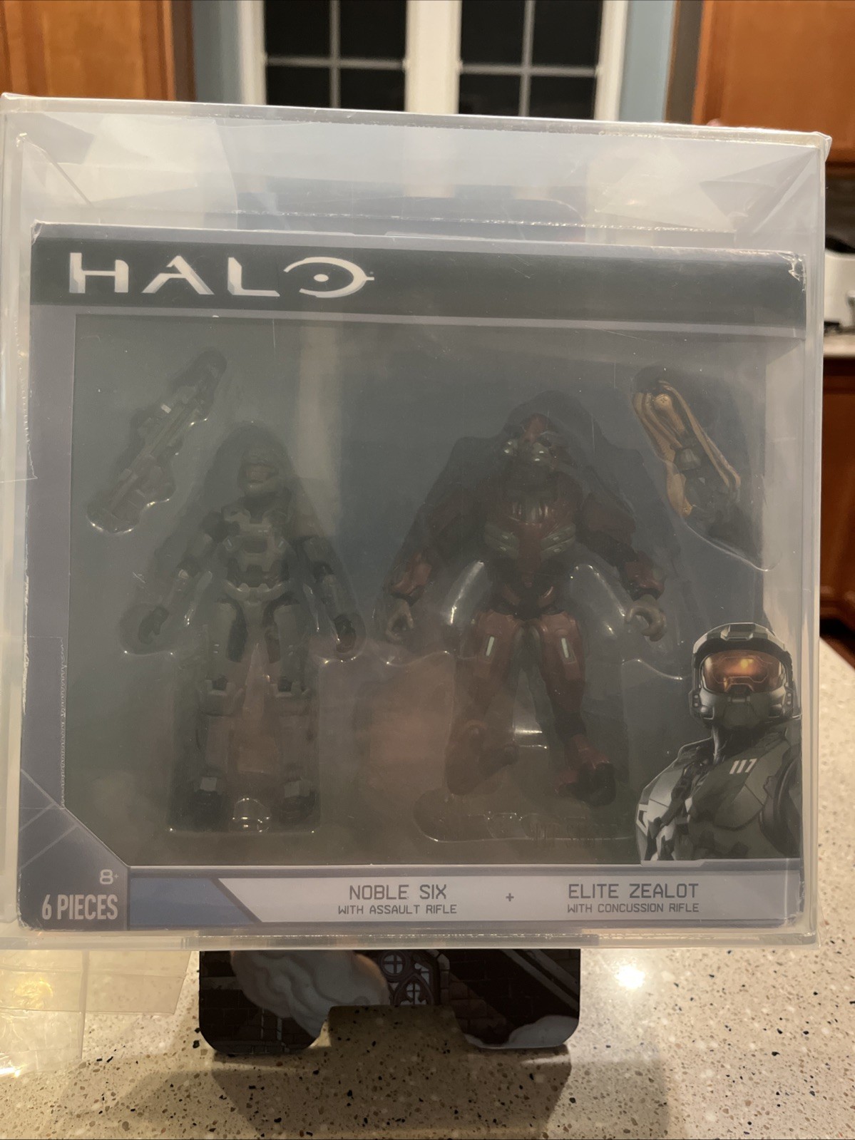 2022 Jazwares Halo Mk V CE Blue Fallout FFP Prototype CAS 70 Action Figure