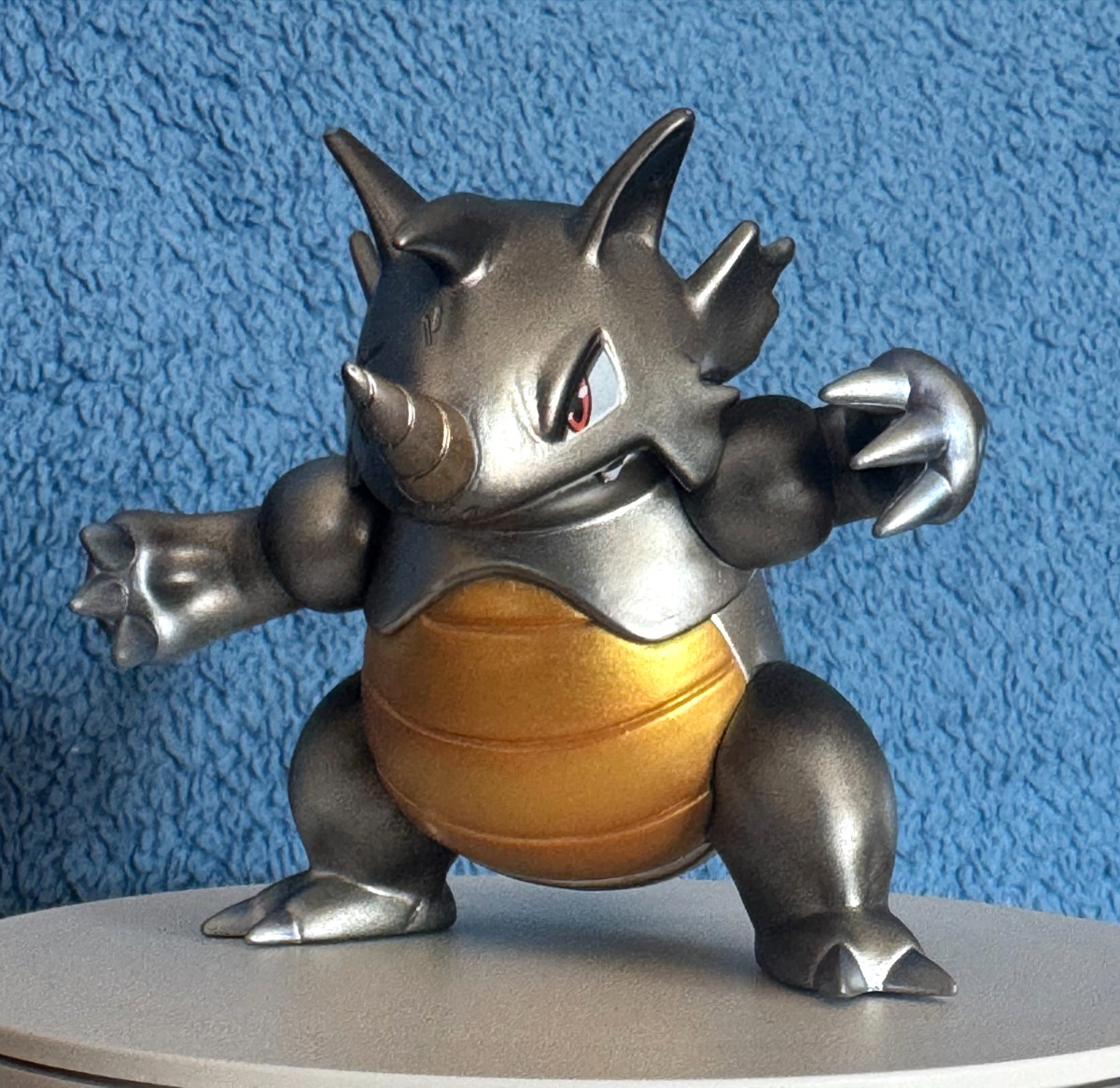 Ground/Rock Type Pokemon – Generation I – RHYDON (Gray) – by BANDAI – NEW