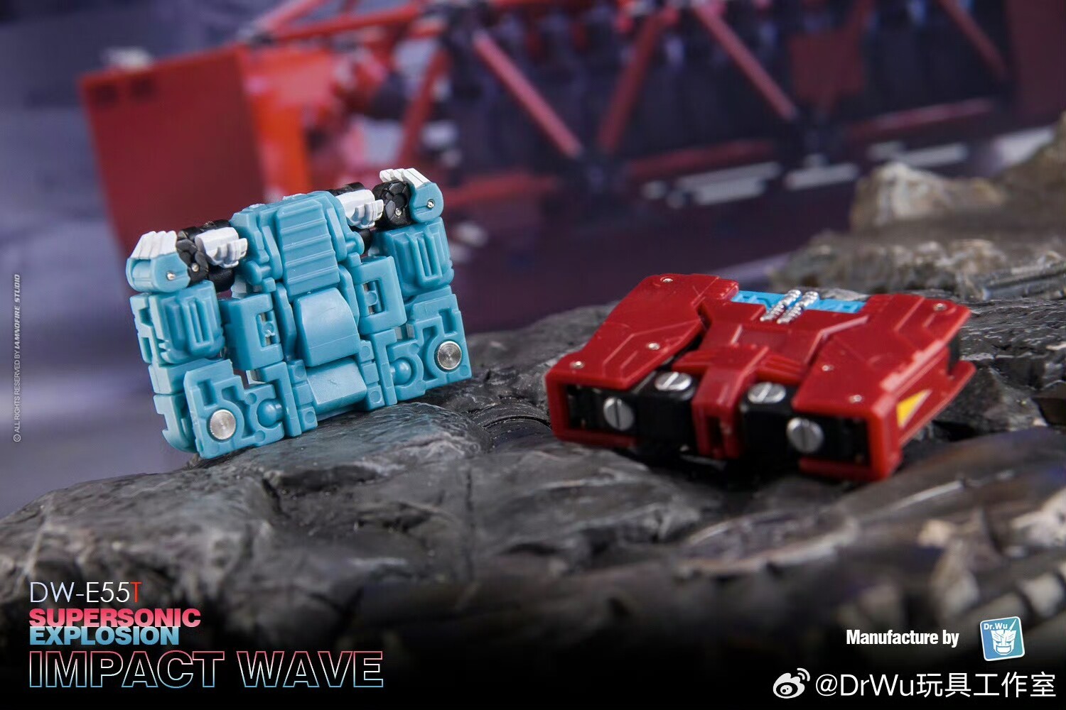 Dr.Wu DW-E55/55T/55B SUPERSONIC EXPLOSION IMPACT WAVE Decibel Mini Action Figure
