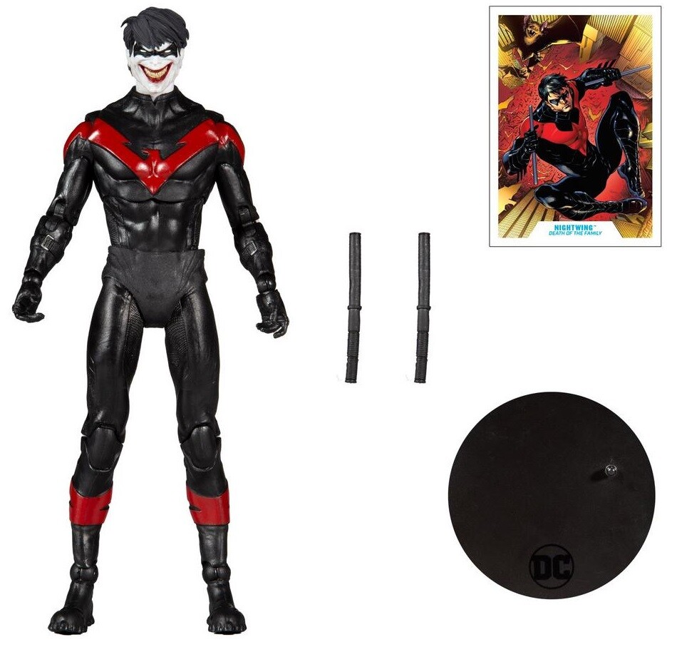 McFarlane DC Multiverse Nightwing Joker Death Of The Family 7 Inch Action Figure