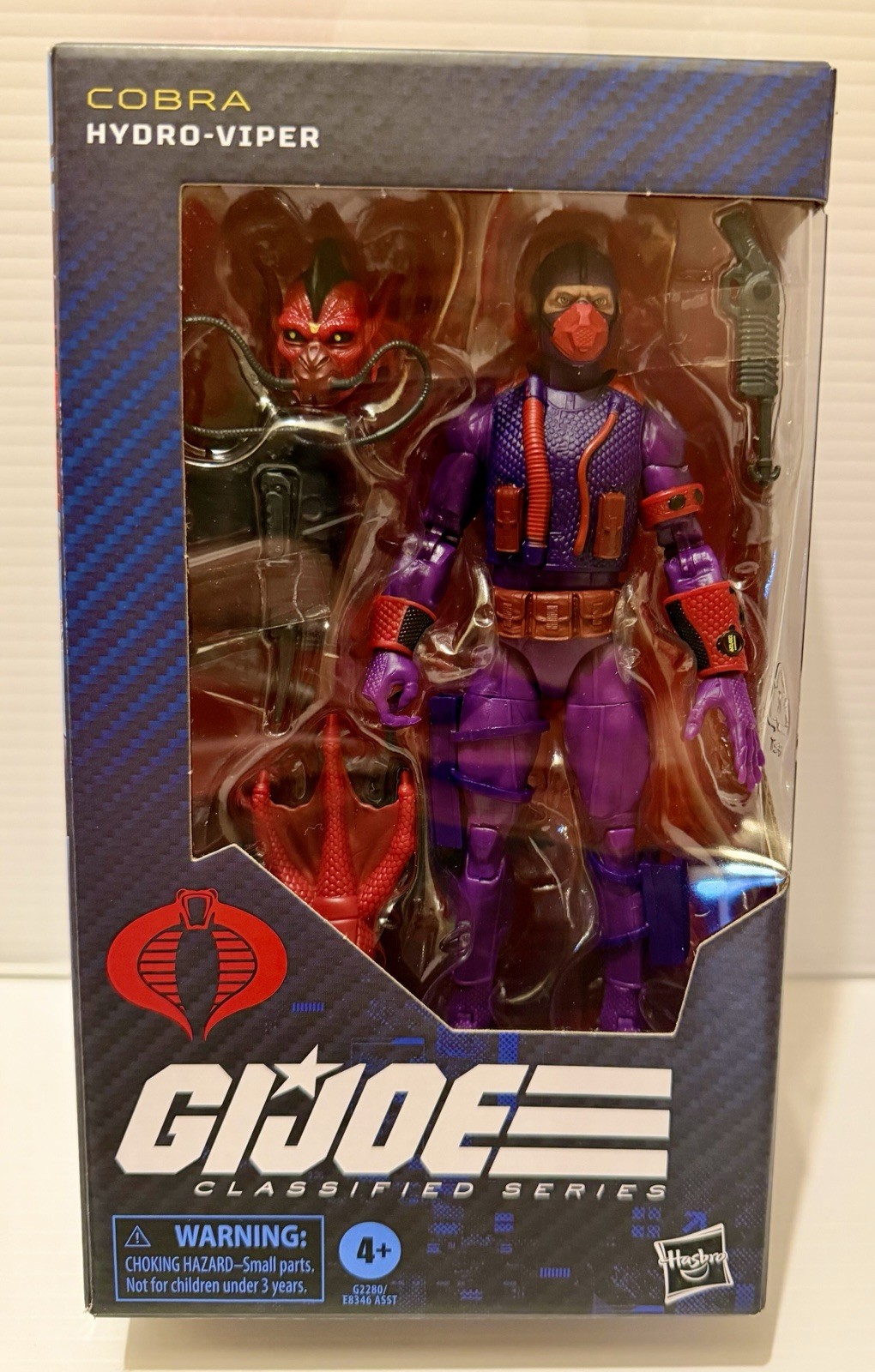 IN-HAND G.I. Joe Classified Series #199 HYDRO-VIPER Cobra 6&Prime; Figure GI Hasbro MP
