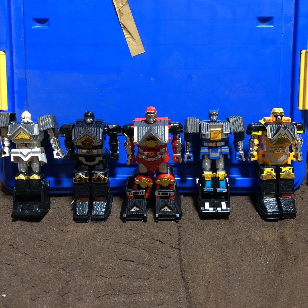 Power Rangers Alien Ninja Kakuranger pradera Megazord 5set Bundle Bulk BANDAI