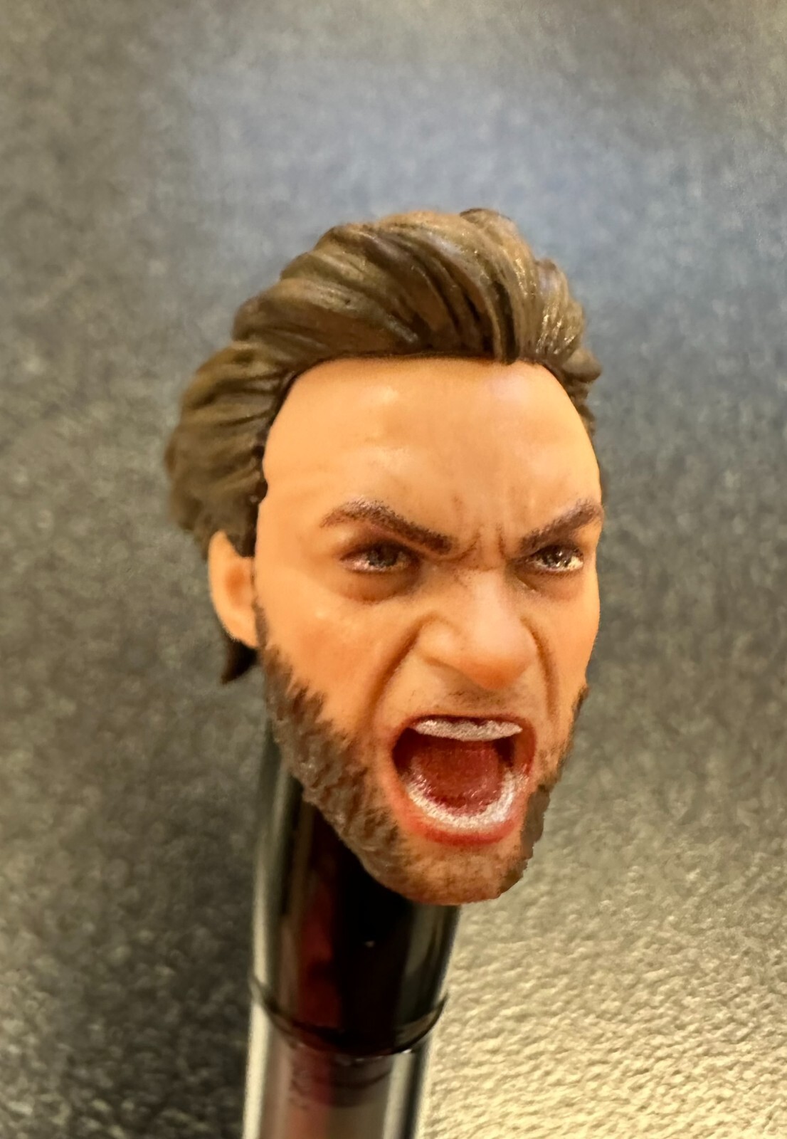 Hasbro Marvel Legends X-MEN 6&Prime; Scale JACKMAN LOGAN WOLVERINE HEAD MINT MAD 1/12