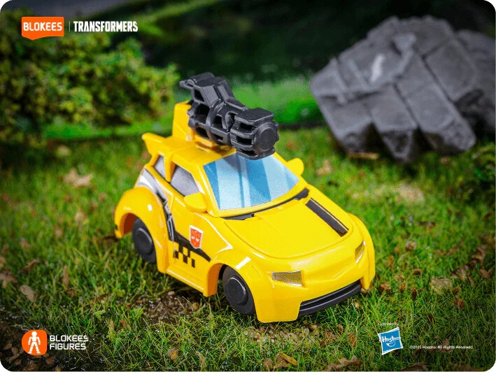 Blokees Transformers Defender Version 02 Bumblebee Robot & Vehicle 2 Figure Set!