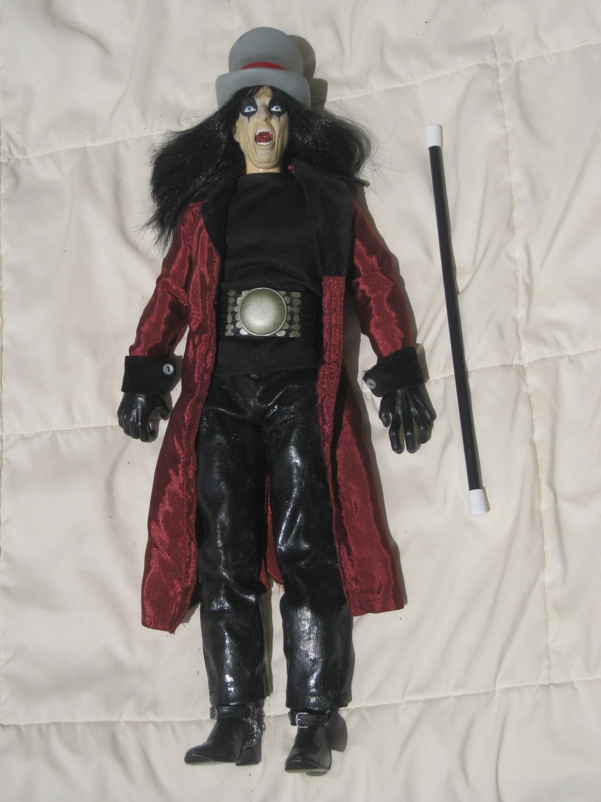 ALICE COOPER Art Asylum Ultimate Series 18&Prime; Figure 2002, Extremely Rare Used