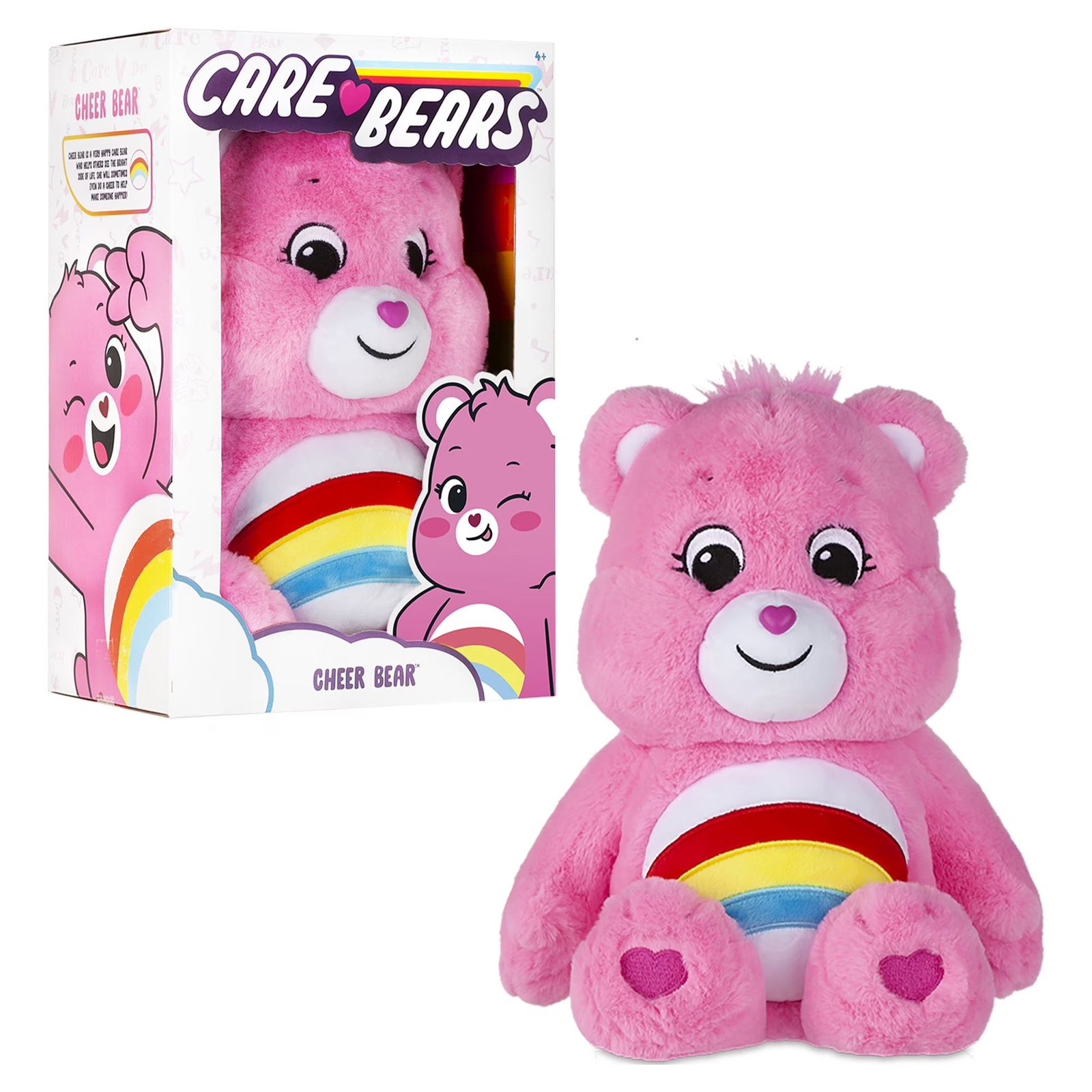 Care Bears 12&Prime; Plush – Cheer Bear – Soft Huggable Material!