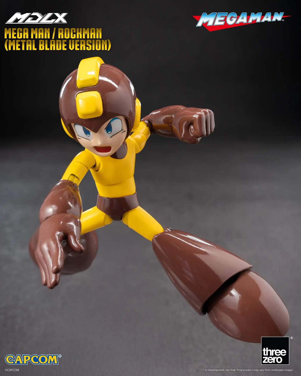 ThreeZero Mega Man Rockman (Metal Blade Ver.) MDLX Action Figure USA SELLER