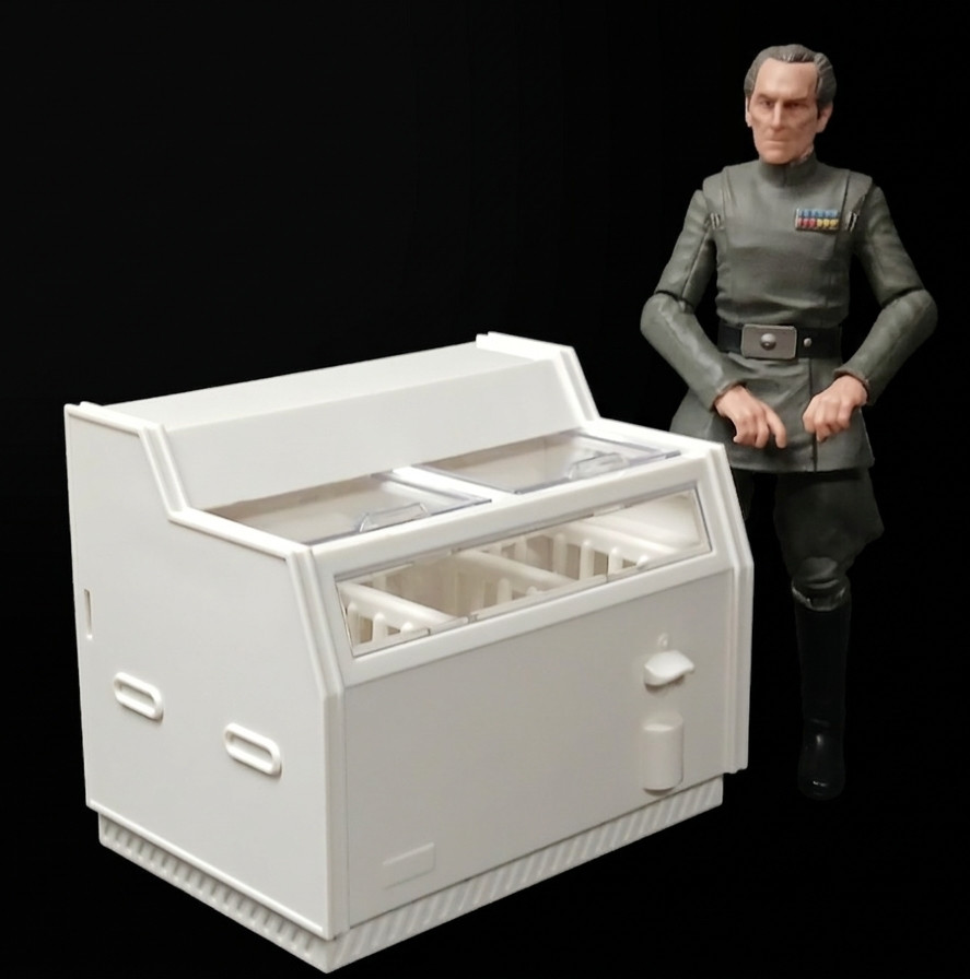 1:12 scale floor Freezer Cooler accessory figure diorama prop dollhouse gi joe