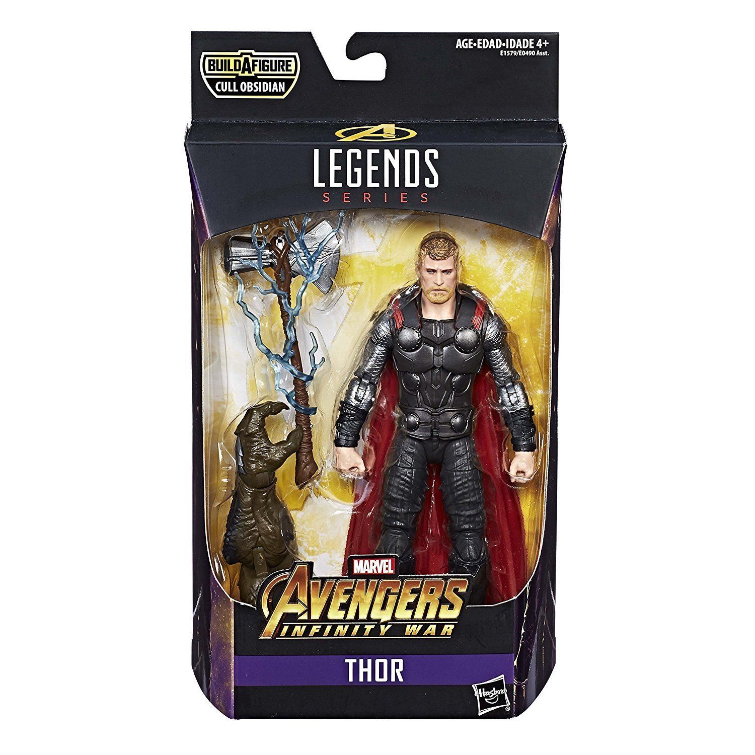 THOR ( 6&Prime;) MARVEL LEGENDS AVENGERS INFINITY WAR OBSIDIAN SERIES ACTION FIGURE #1