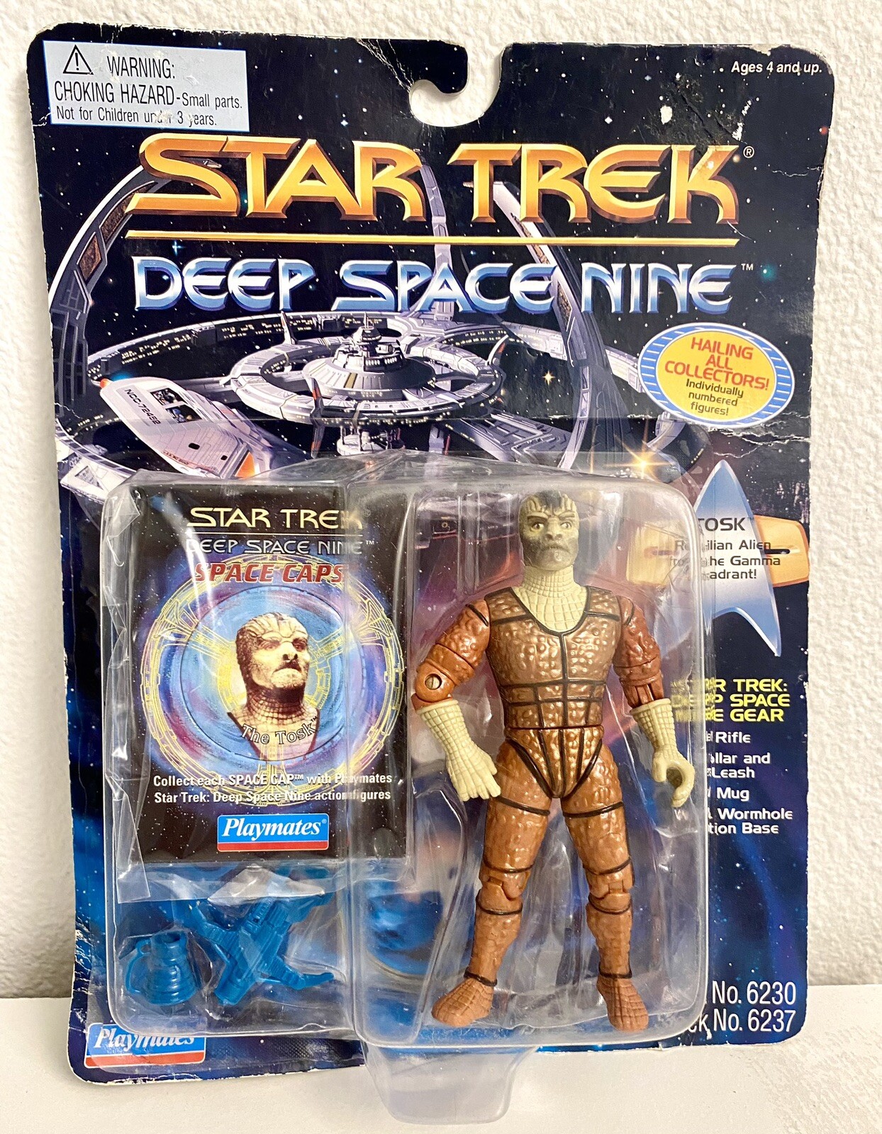 Star Trek Deep Space Nine Tosk Reptilian Alien Playmates New Sealed 1995