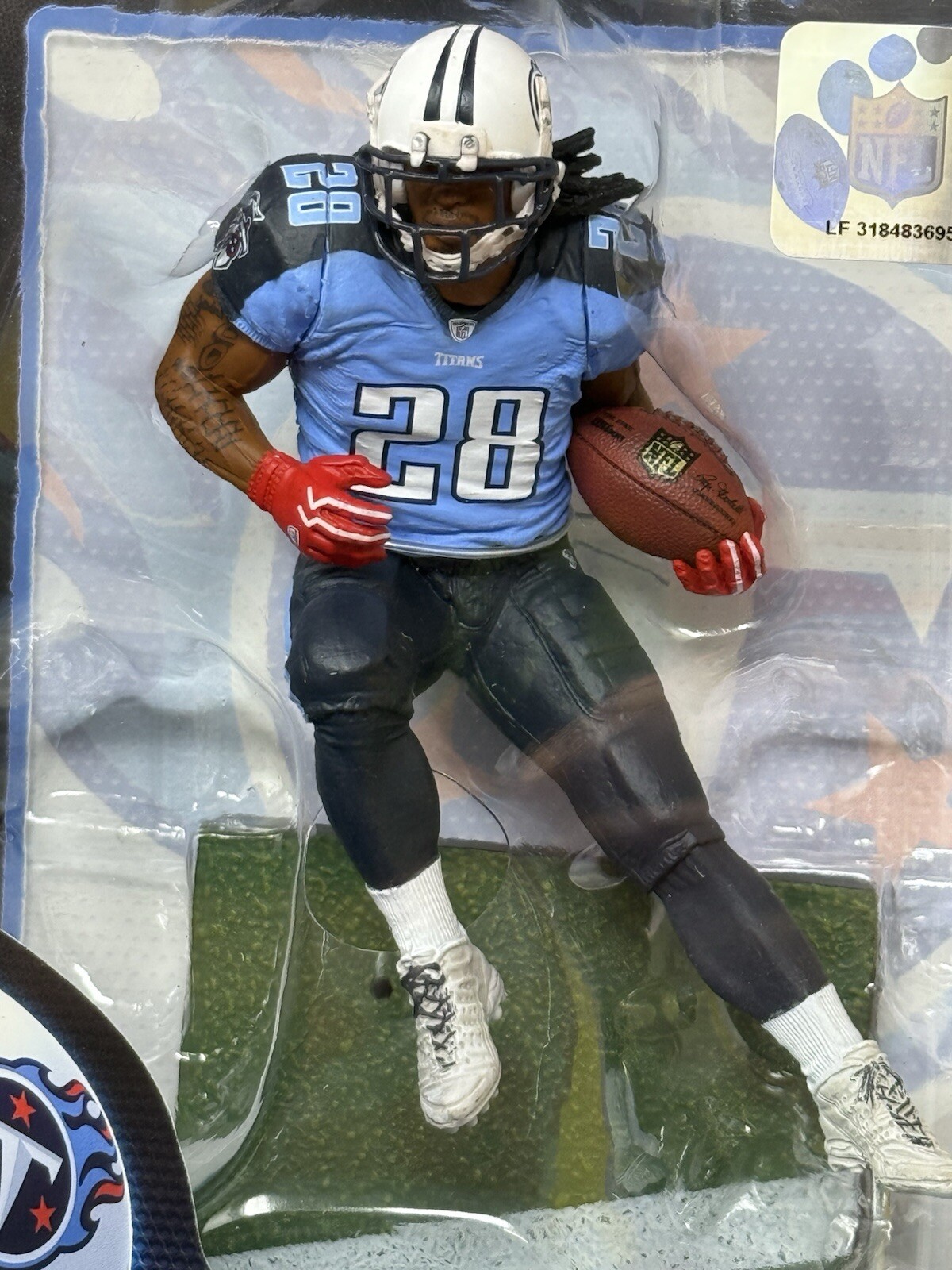 Chris Johnson McFarlane NFL Series 24 Tennessee Titans Figure NEW 2010