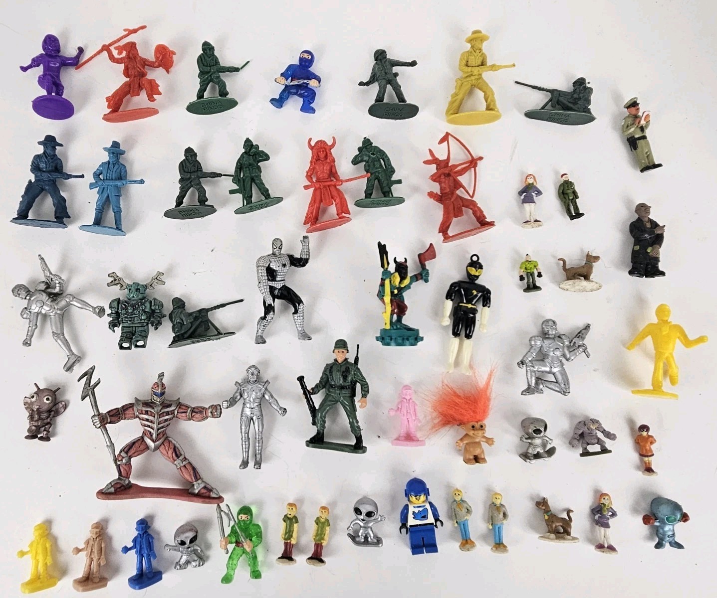 Large Lot of Misc. Vintage &lsquo;Small Size&rsquo; 1990&rsquo;s Action Figure Toys