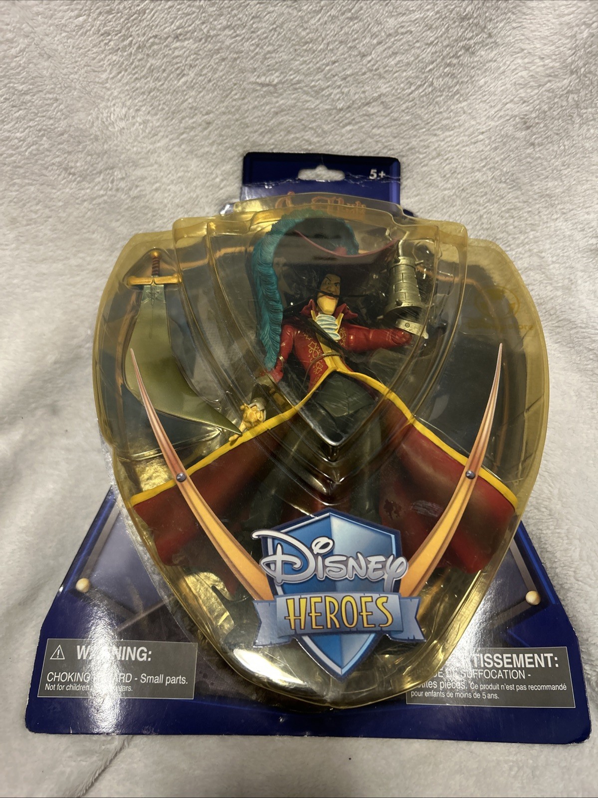 Disney Store Disney Heroes Captain Hook Figure NIB SEALED