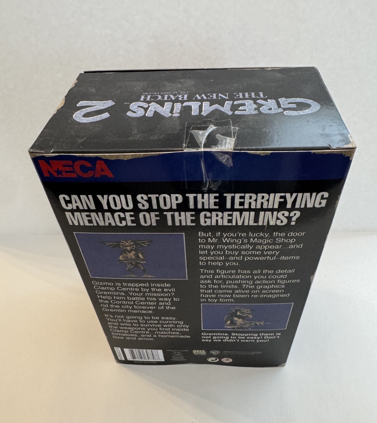 NECA Gremlins 2 The New Batch Mohawk NES 8 Bit Video Game Figure Reel Toys NIB