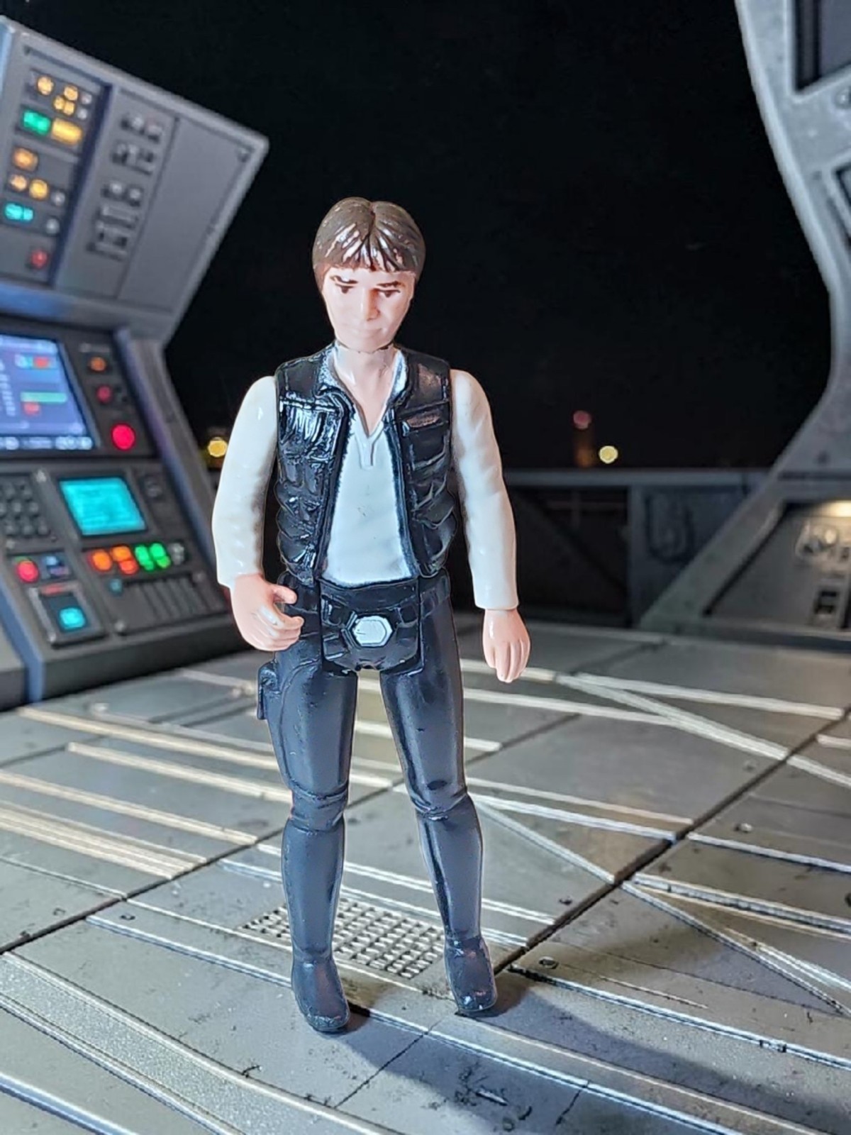 🔥1977 Vintage Star Wars Han Solo Small Head Original Kenner No Gun