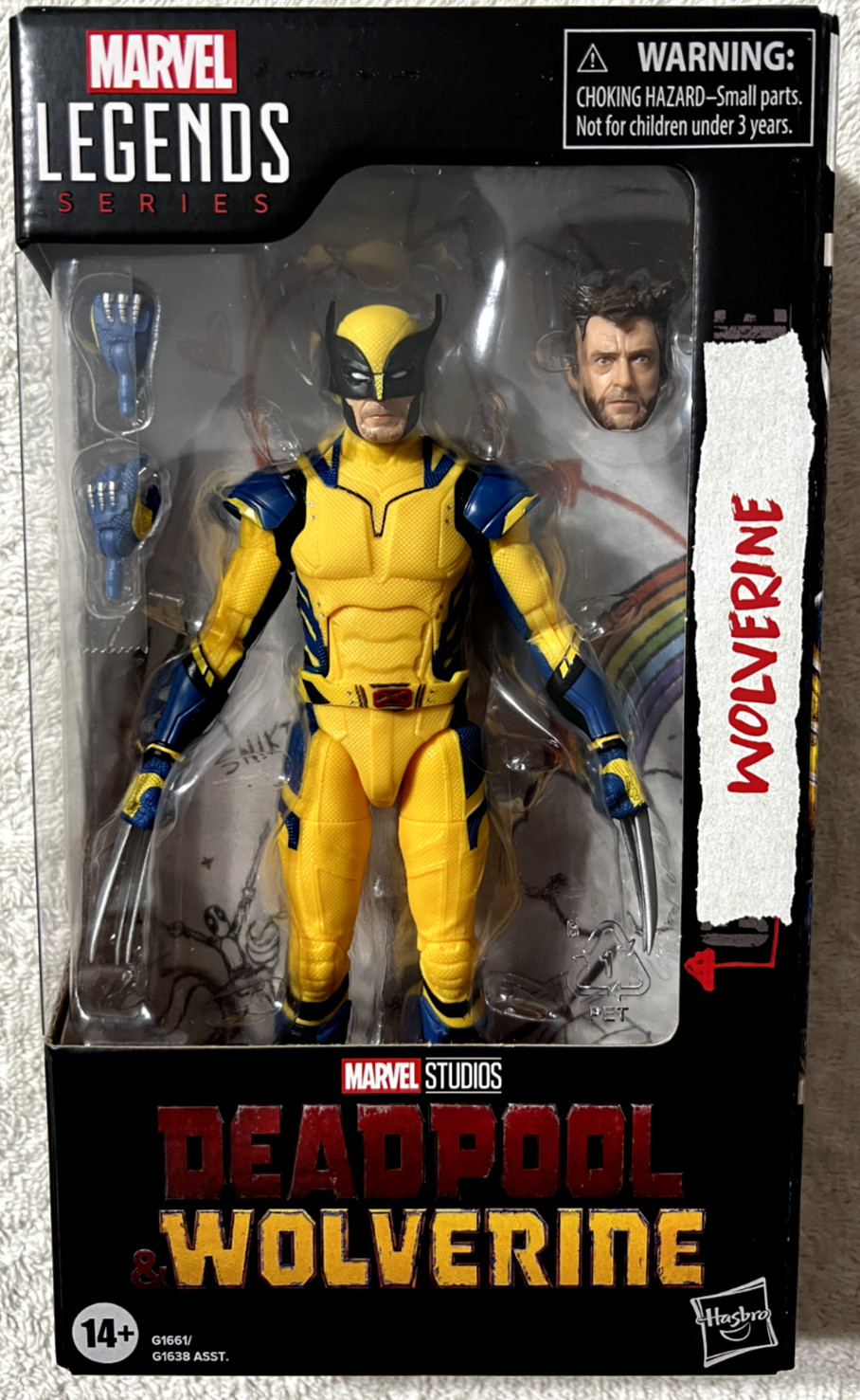 MARVEL LEGENDS DEADPOOL & WOLVERINE MOVIE WOLVERINE FIGURE **NEW**