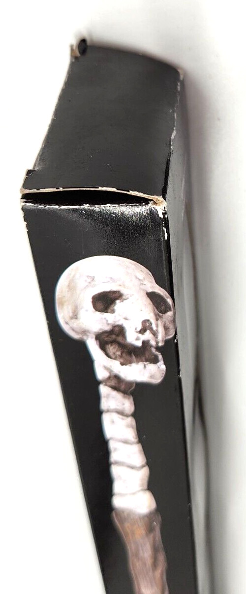 The Noble Collection – Death Eater Skull Wand In A Standard Windowed Box – 14in