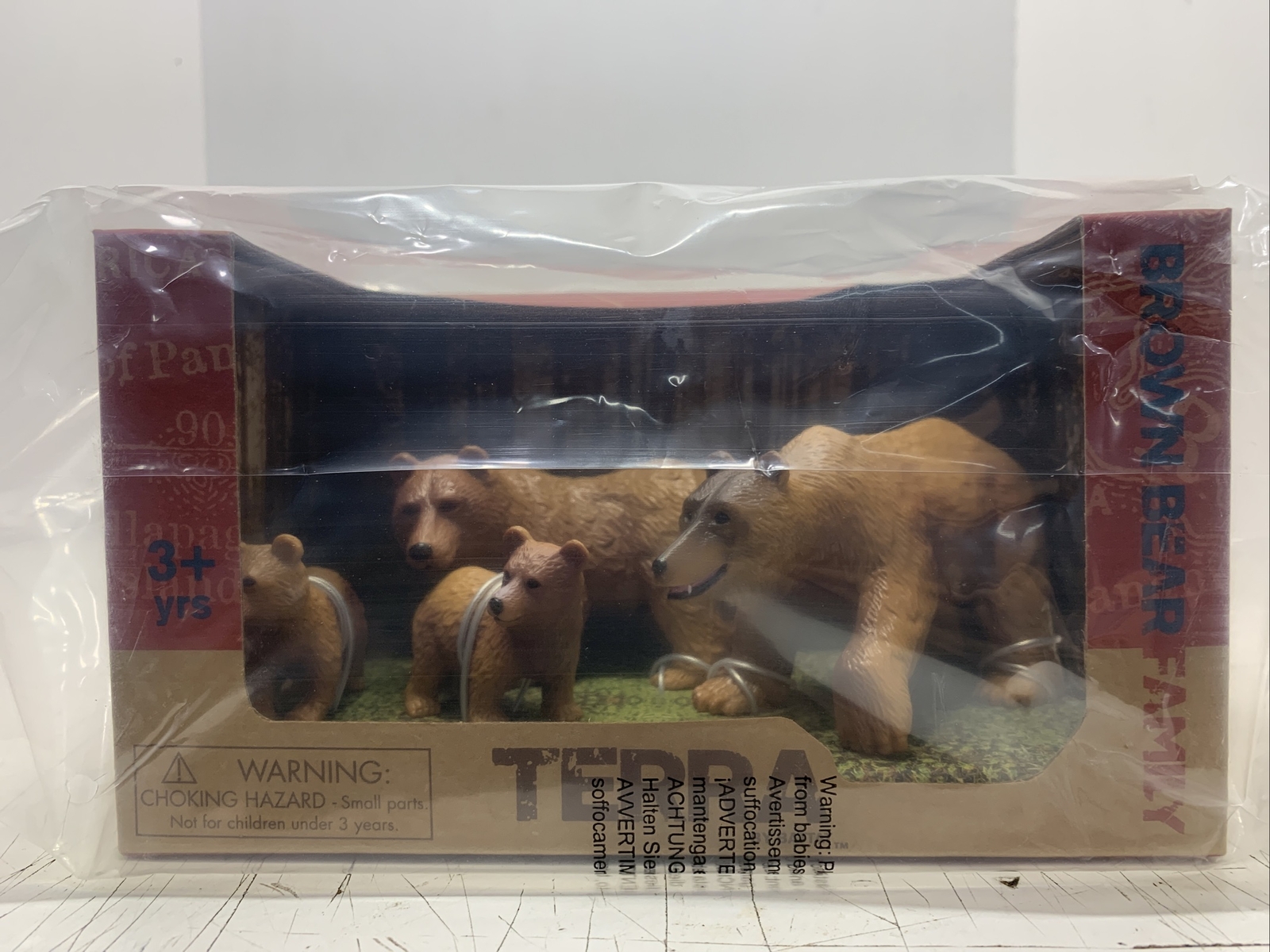 Battat Terra AN2732Z Brown Bear Family Animal Figures