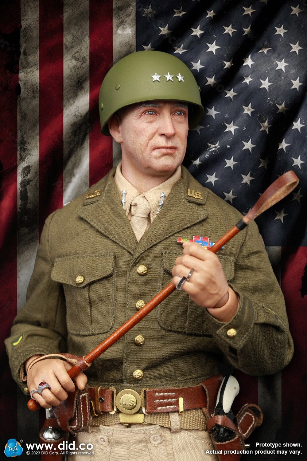 DID 1/6 Scale 12&Prime; US General of the Army George Smith Patton Jr. Figure A80164