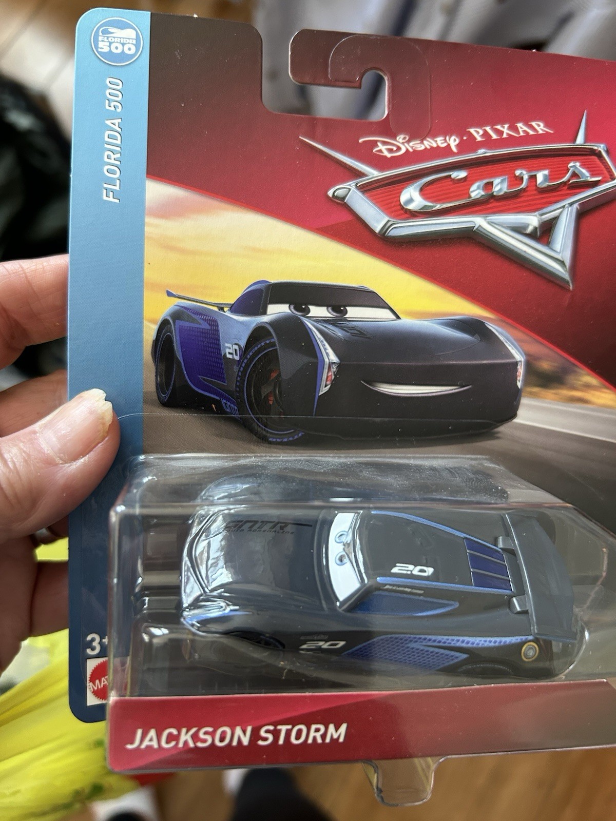 Disney Pixar Cars 2018 Jackson Storm Florida 500 1:55 Diecast New In Package