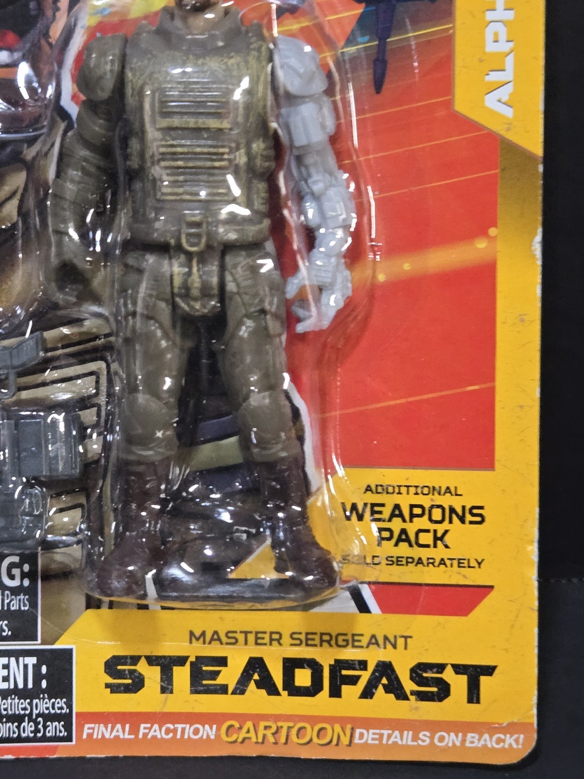 Final Faction ~ Master Sergeant Steadfast ~ Alpha Team 1 ~ Action Figure