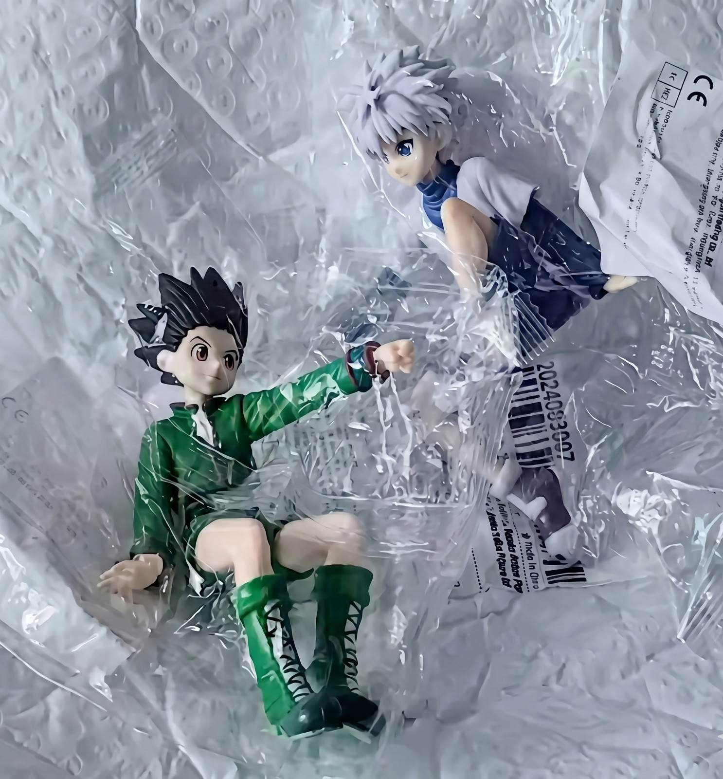Hunter x Hunter Figures Gon Freecss Killua Zoldyck 12CM PVC Anime Toys Gift Set