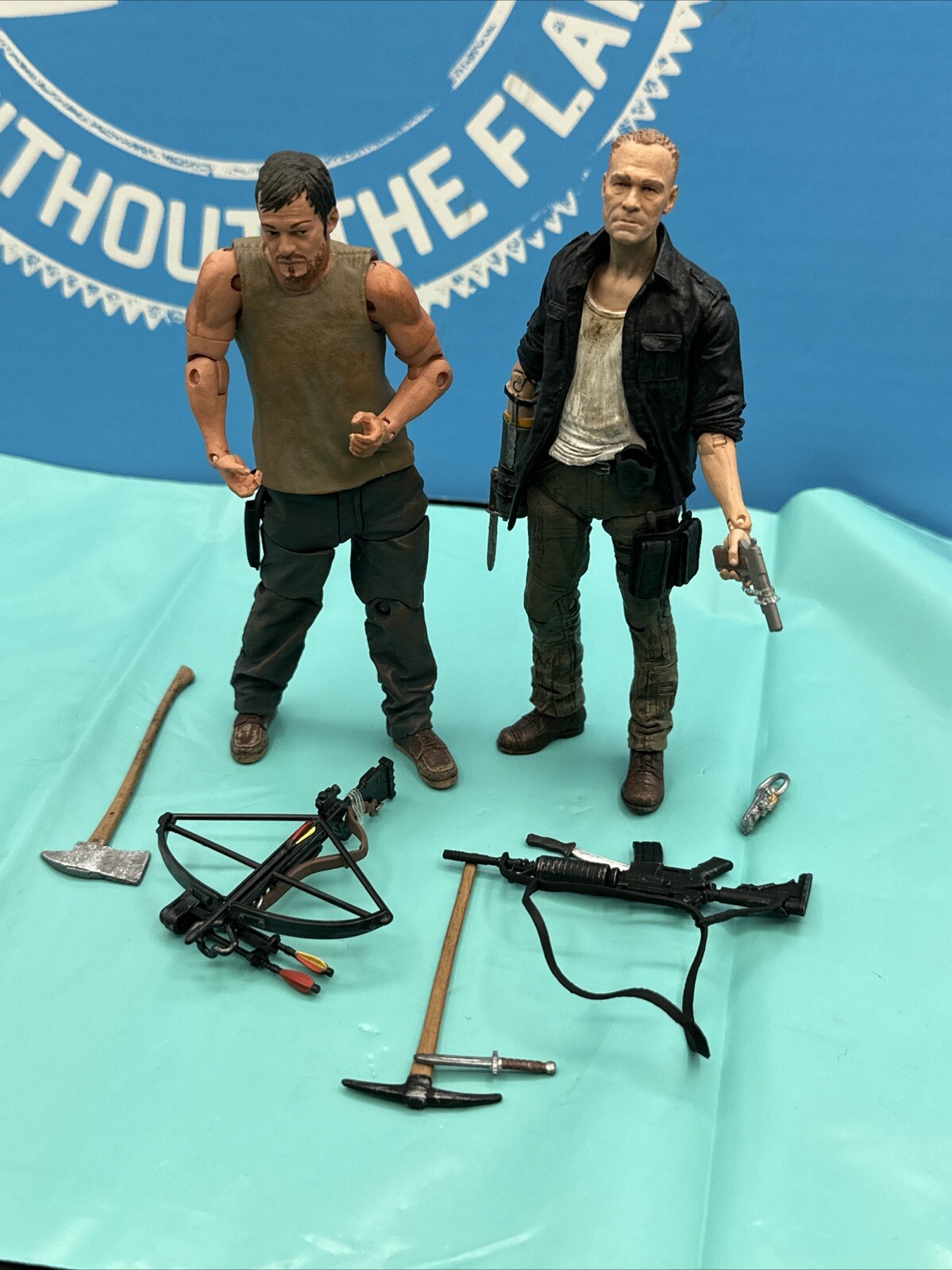 McFarlane The Walking Dead Daryl & Merle Dixon Action Figures Series 4 AMC TV