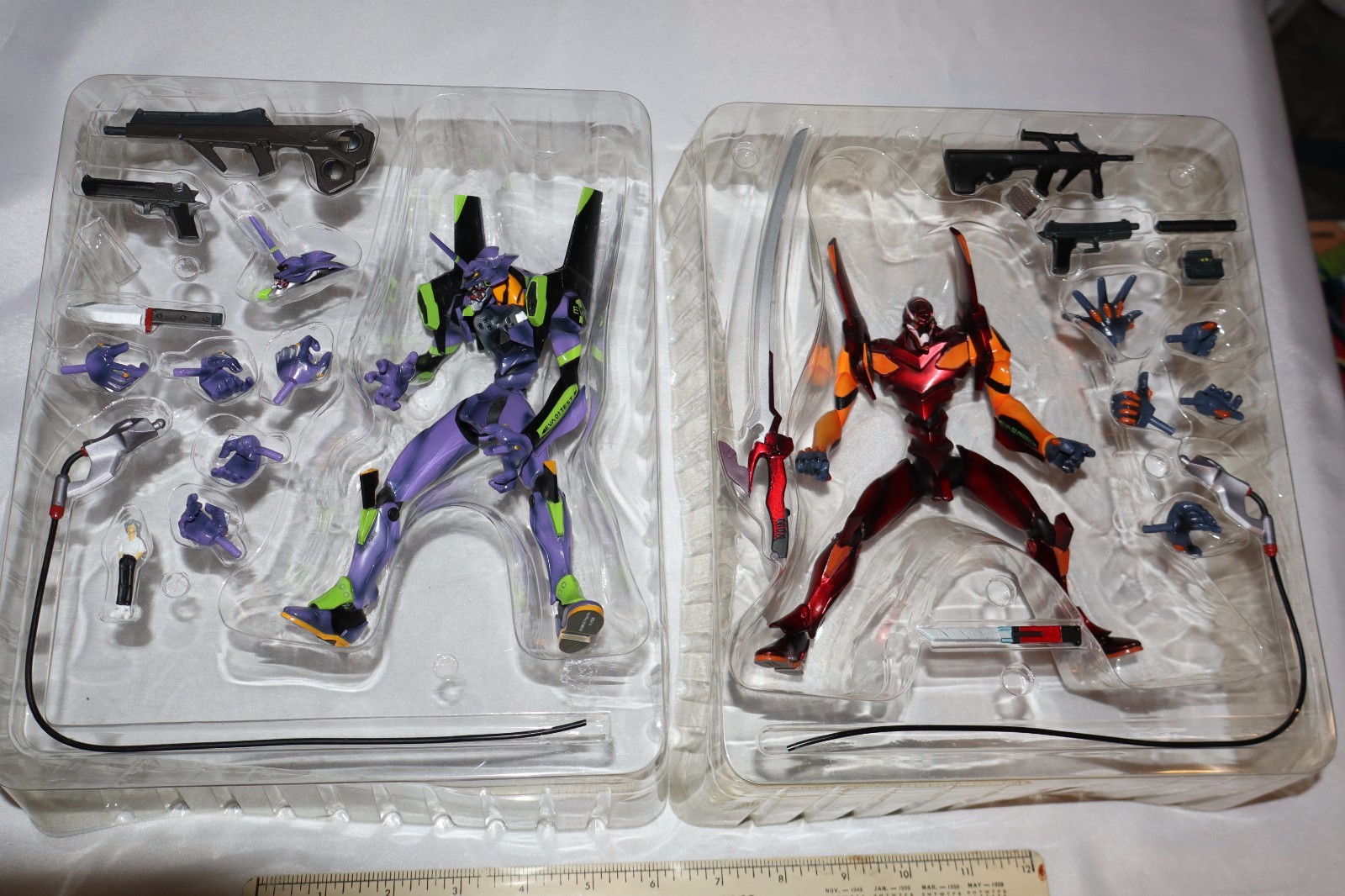 UNUSED Neon Genesis Evangelion Eva-01 Eva-02 Test Production Model Figures