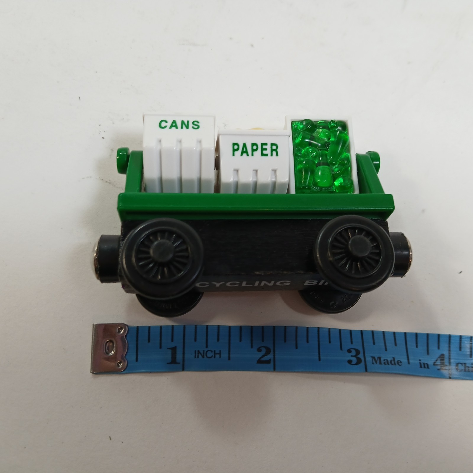 Thomas & Friends Recycling Bins Train Car Wooden Railway Train Cans Paper Bottle