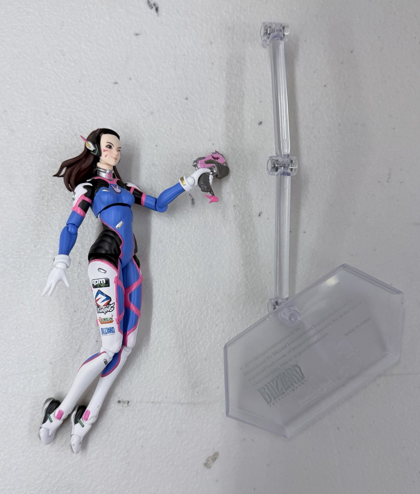 Figma D.va 408 Figma Overwatch Loose USA Max Factory Authentic INCOMPLETE