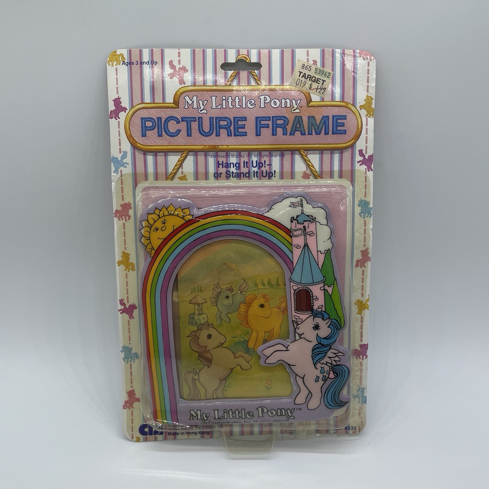 1984 Hasbro My Little Pony G1 Glory Vinyl Photo Picture Frame Still SEALED