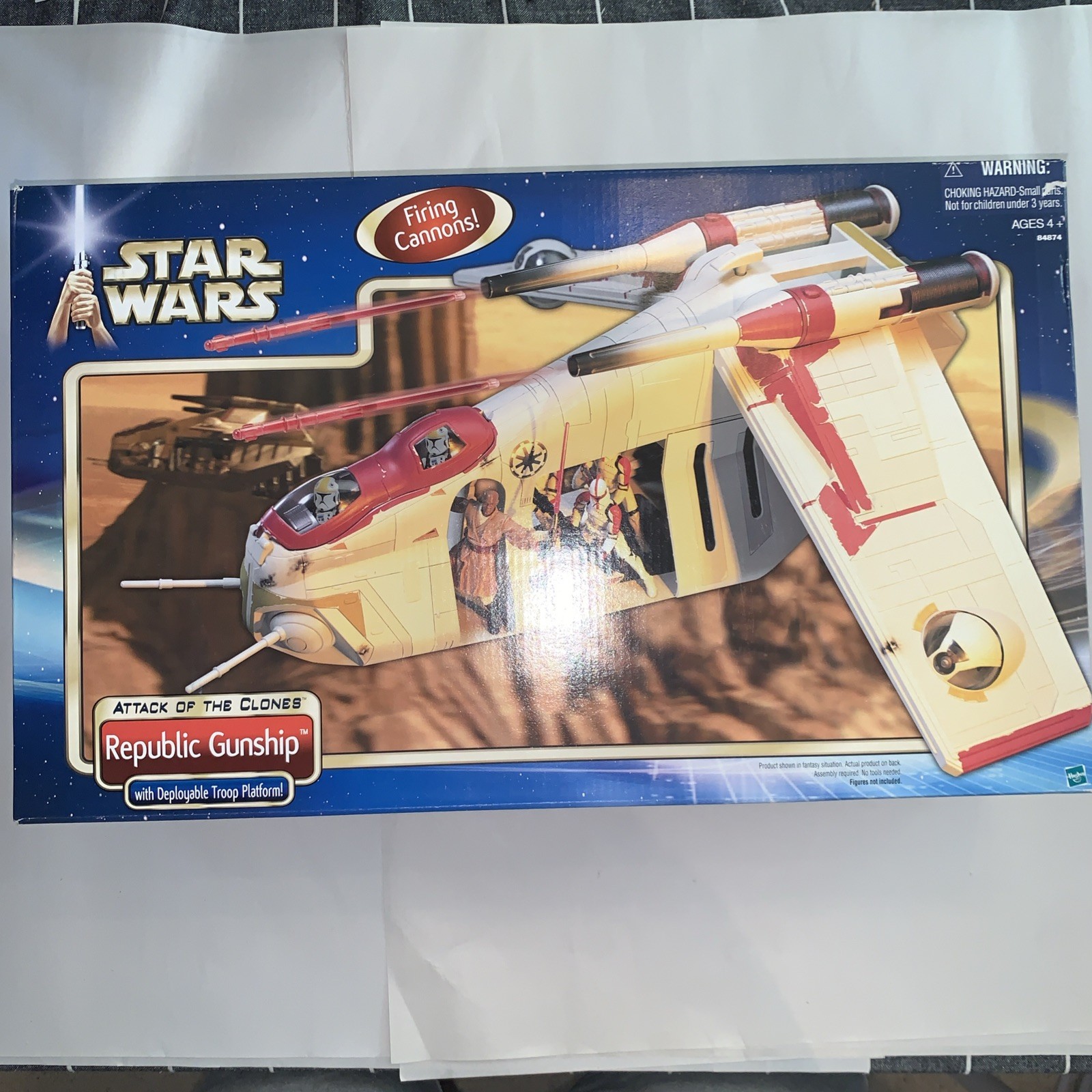 Republic Gunship Star Wars Attack of The Clones 2002 Hasbro AOTC MISB NIP AOTC