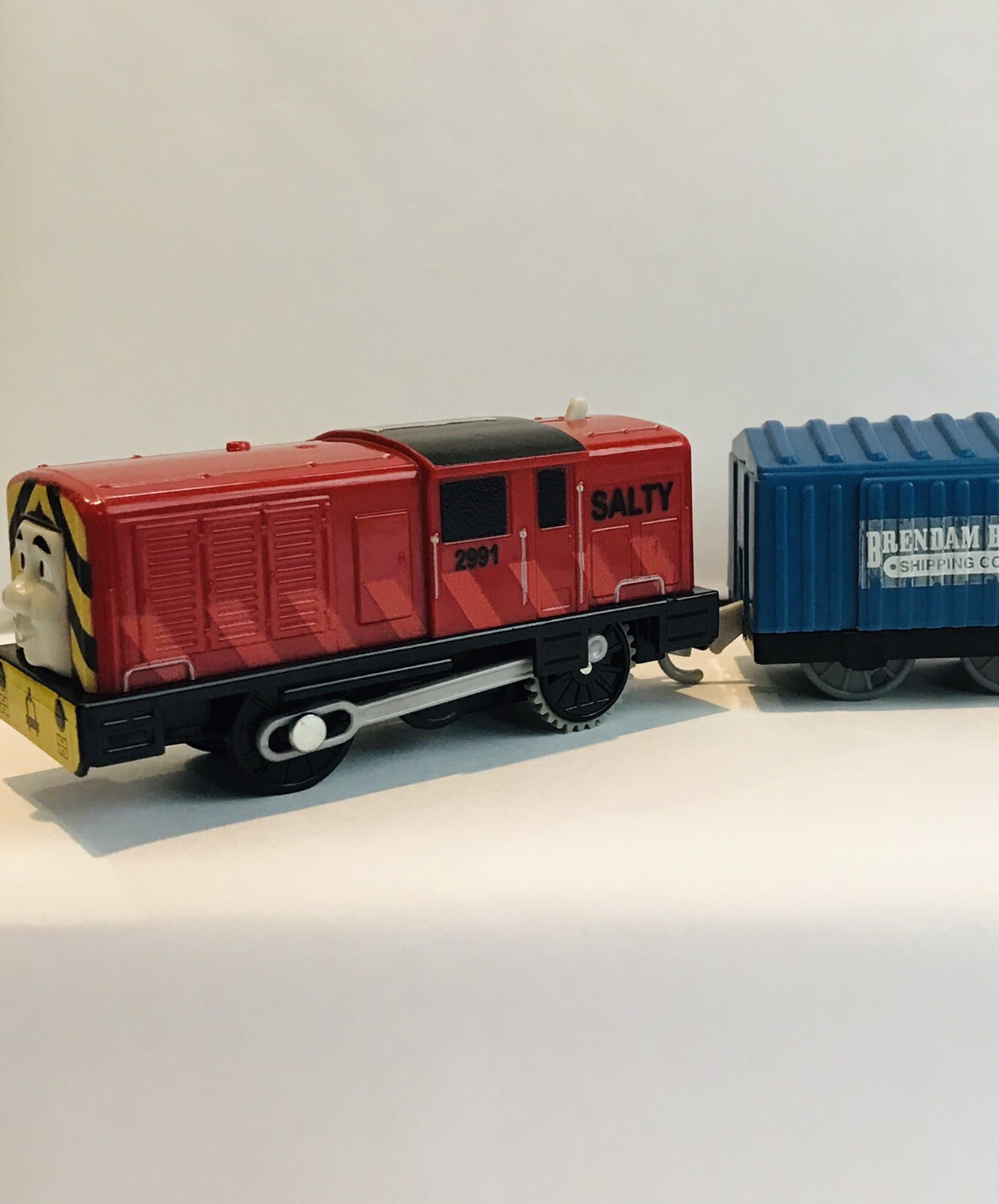 Thomas The Train Trackmaster Motorized Salty Engine & Brendam Train Cab + 2x AAA