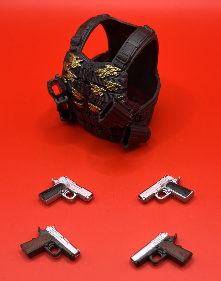 Valaverse Blackbeard Tactical Vest & (4) Guns Fodder 1/12 Scale 2026