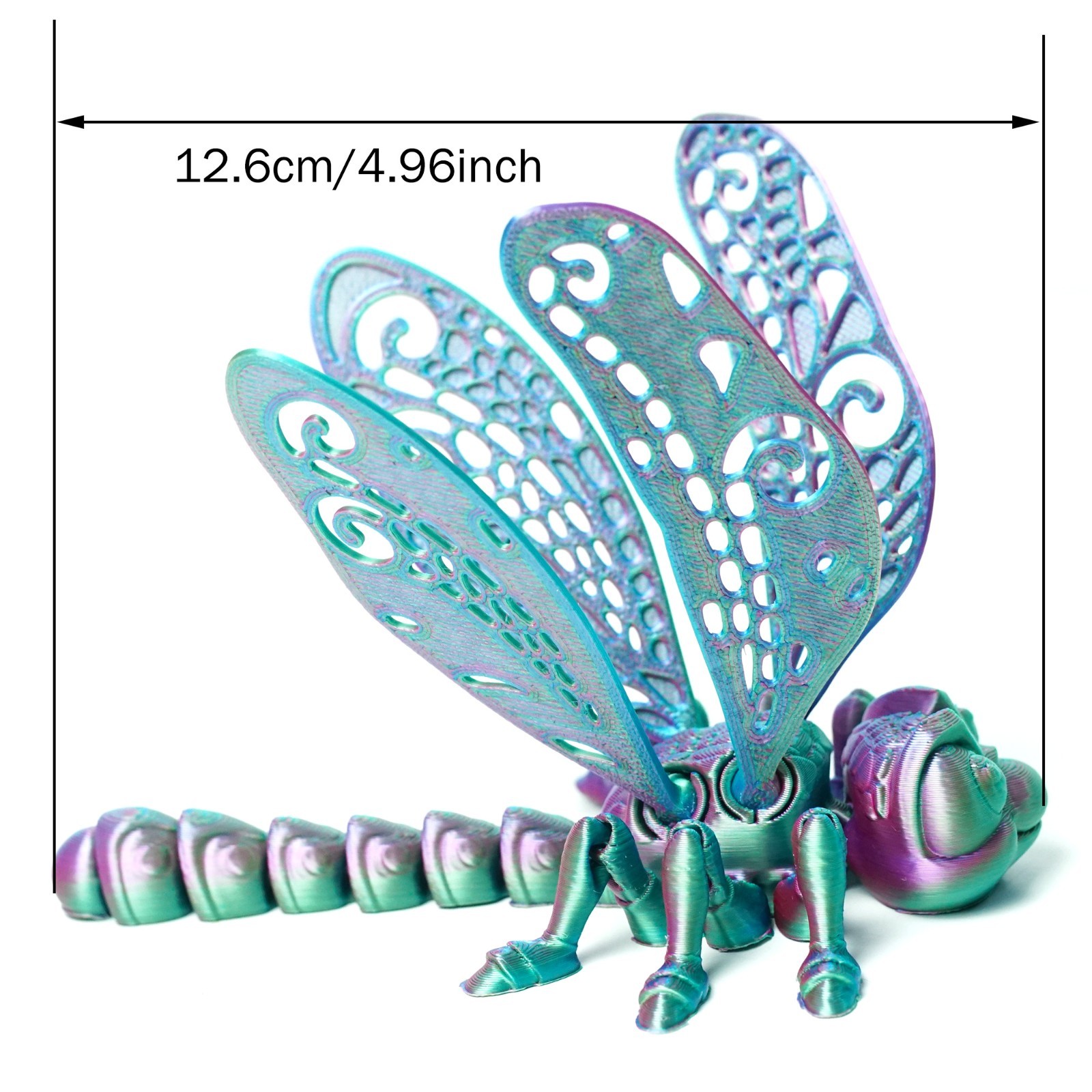 3D Printed Dragonfly Model,Articulated Animals Figure,Fidget Toys Home Decor