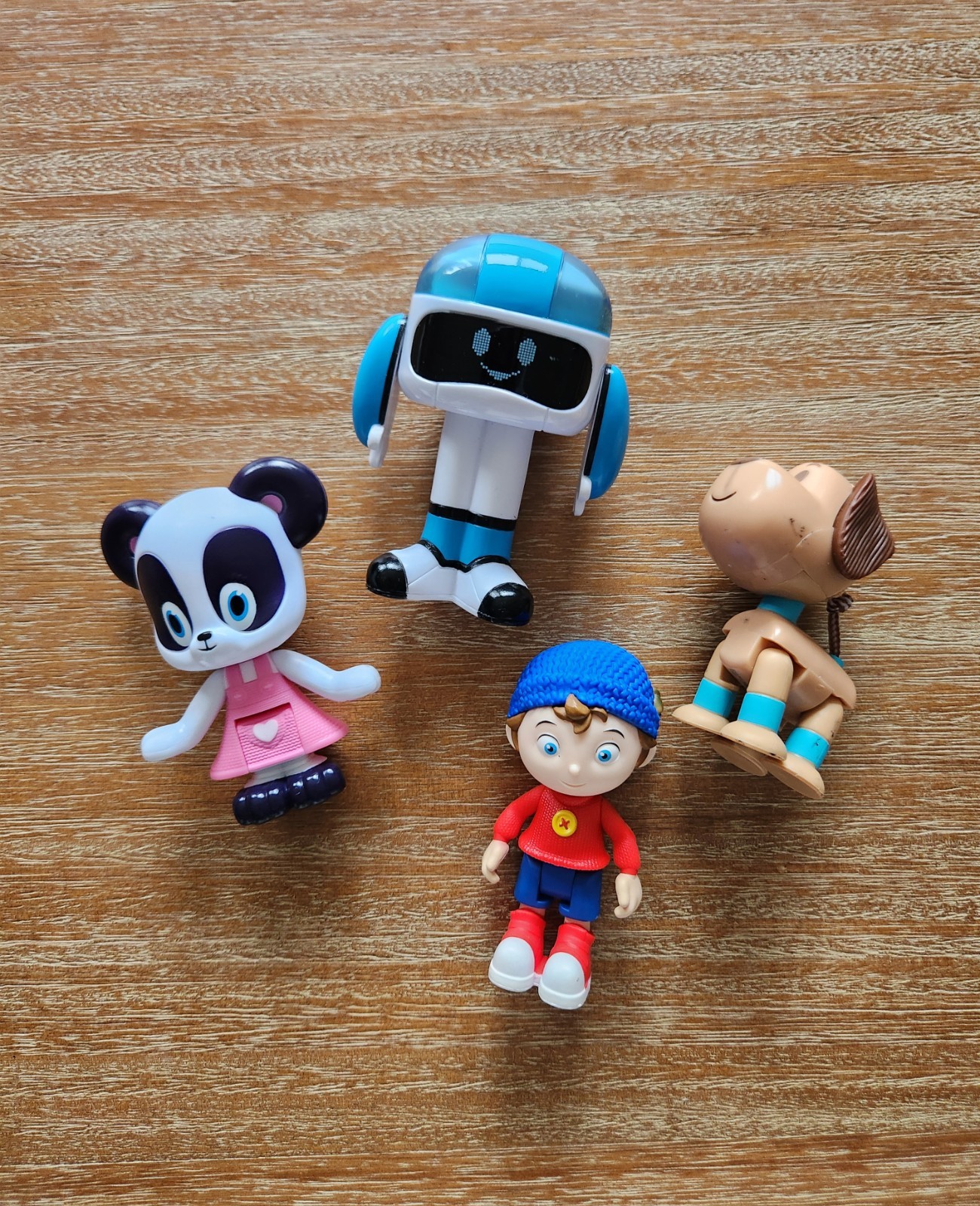 4x Noddy & Friends Toyland Articulated Fuse Pat Pat Bumpy 3&Prime; Plastic Figures