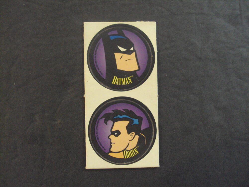 Brach&rsquo;s Candy Milk Cap Pogs 1995 Batman Robin ID:91706