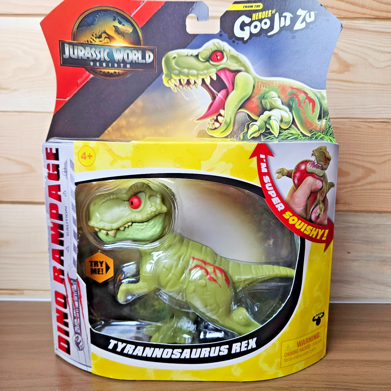 Heroes of Goo Jit Zu Jurassic World Rebirth TYRANNOSAURUS REX NIB
