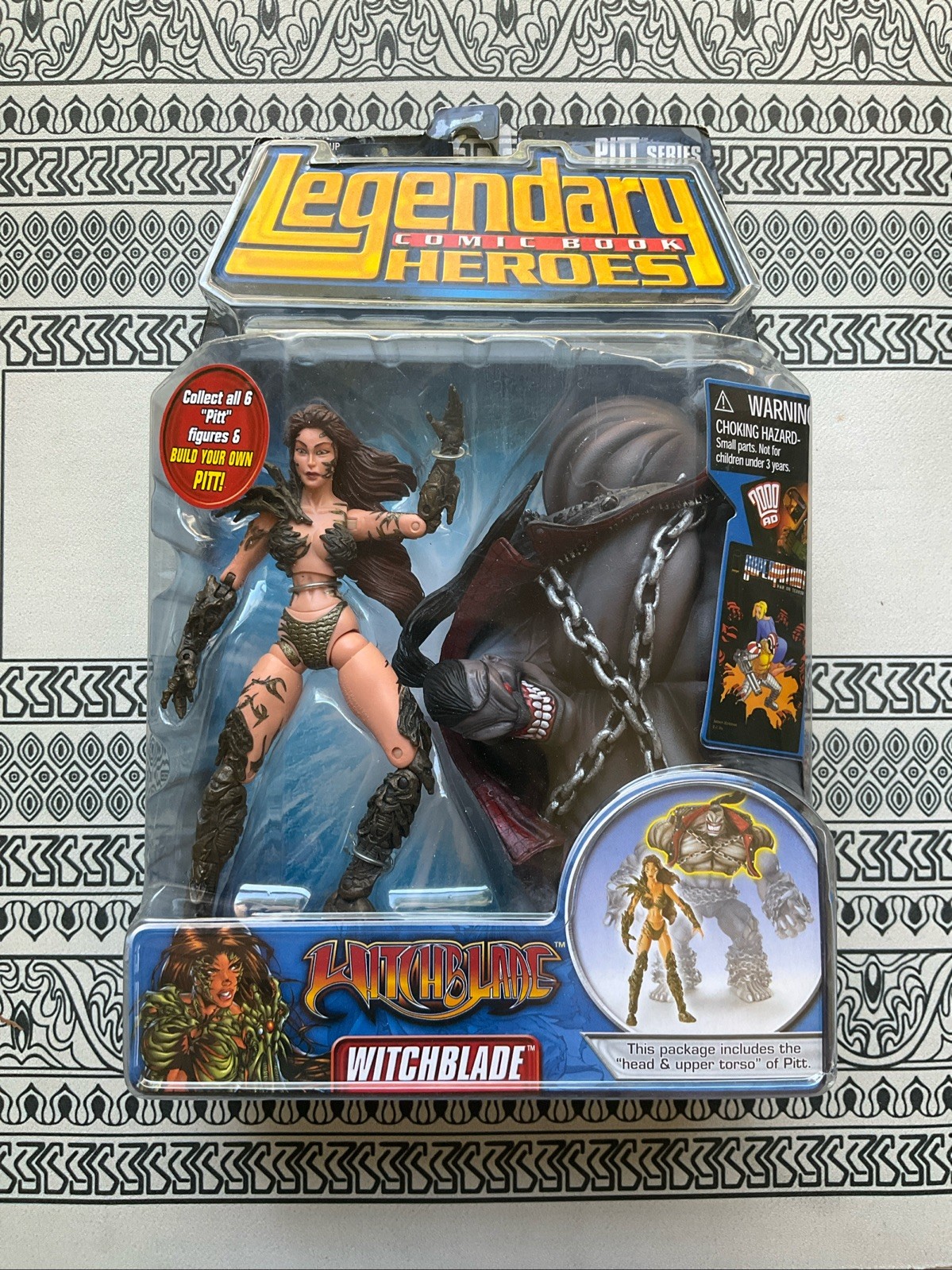 2007 MARVEL LEGENDARY COMIC BOOK HEROES PITT BAF WITCHBLADE 6” FIGURE SEALED