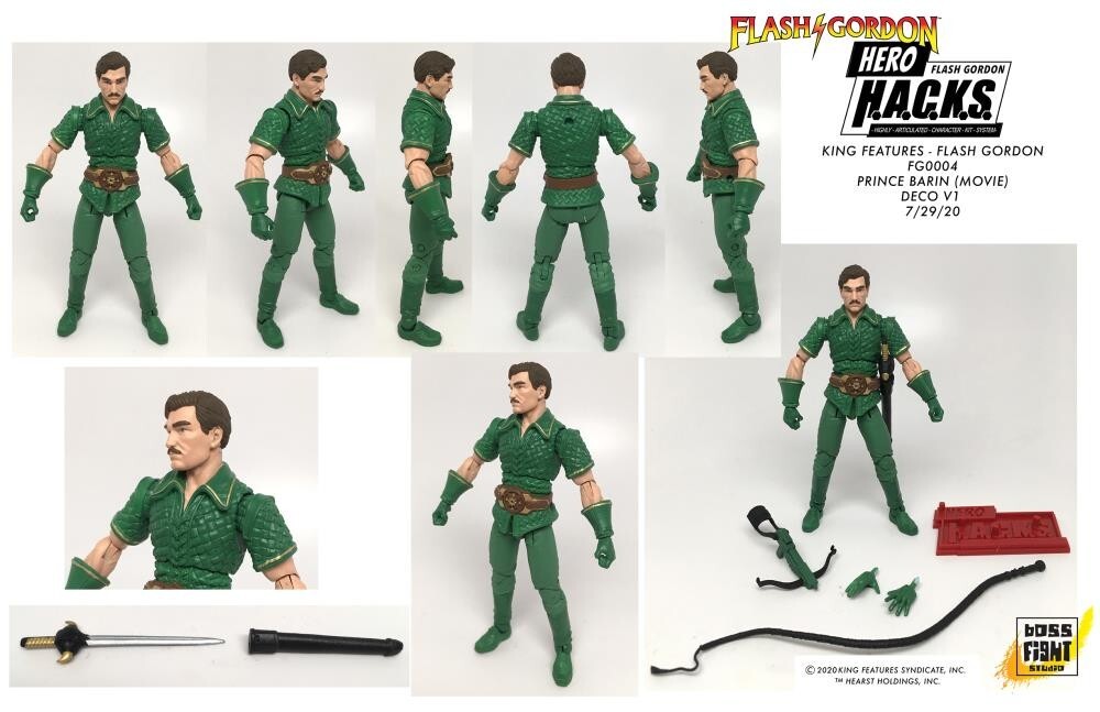 BOSS FIGHT STUDIO Flash Gordon Hero HACKS Prince Barin (US In-Stock)