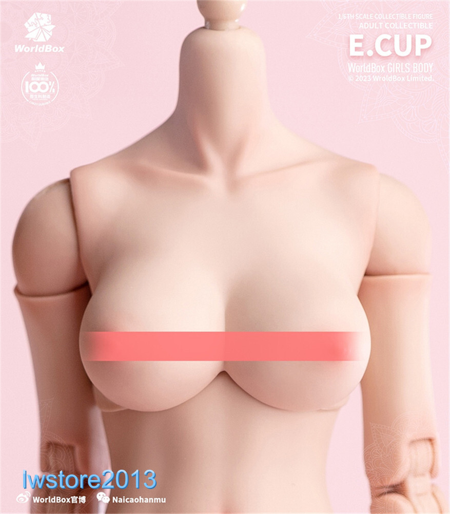 Worldbox 1:6 Big Bust Breast Replacement Cover Model For 12 » Female Figure Body