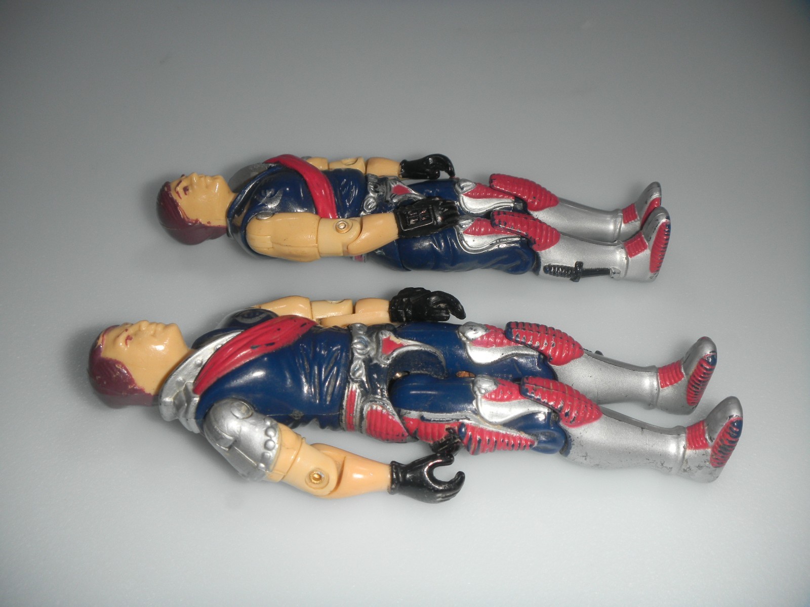 1985 Tomax & Xamot Crimson Guard Commander Twins G.I. GI Joe Cobra Figure Lot