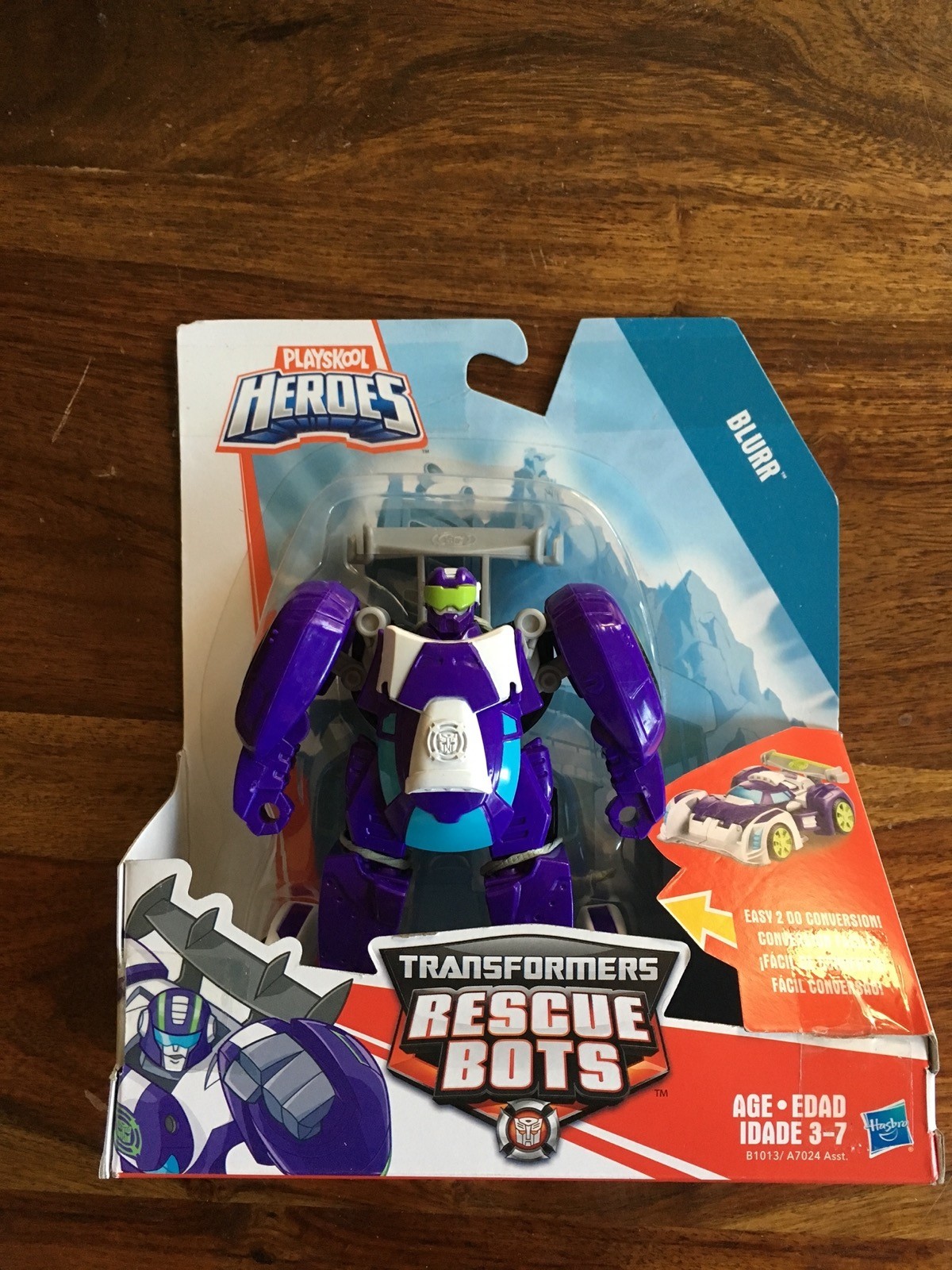 NEW Playskool Heroes Transformers Rescue Bots Blurr – 2015 Rare!