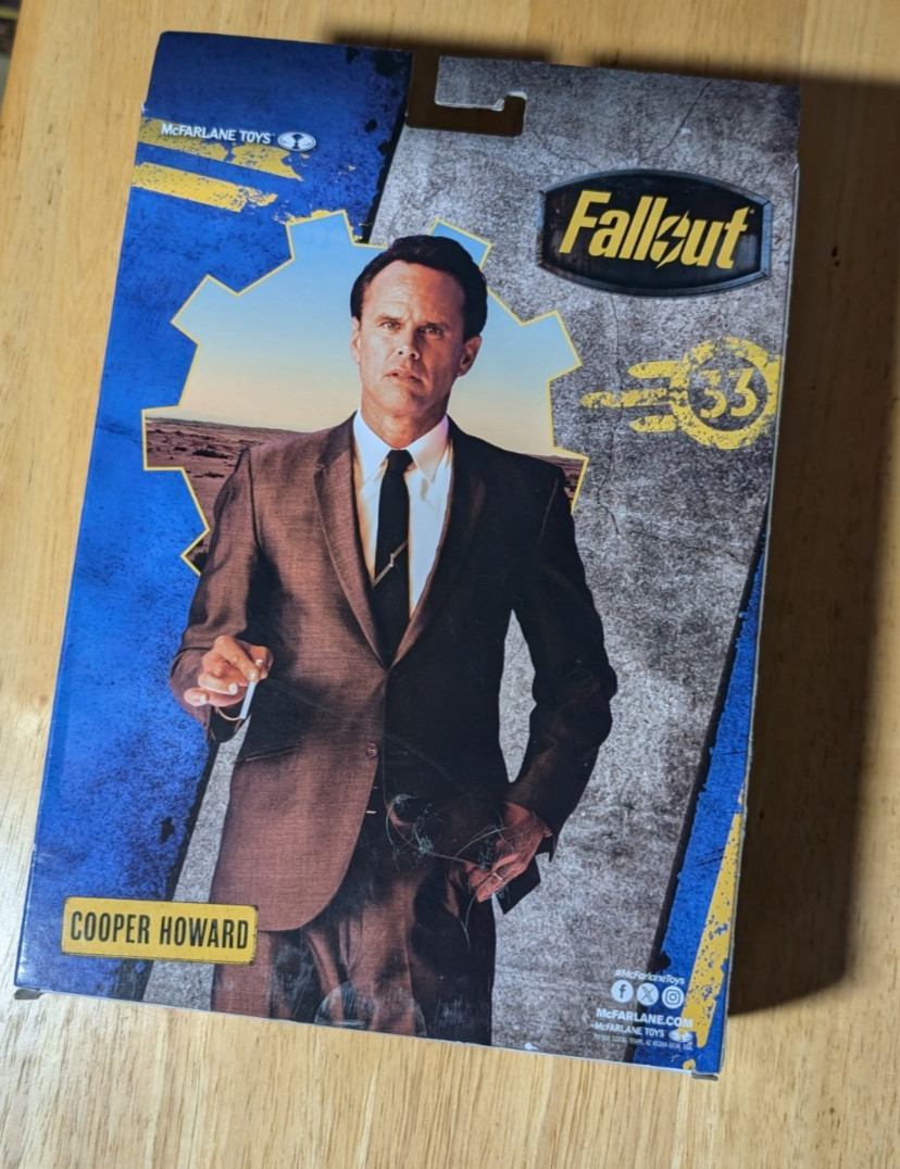 McFarlane Fallout Series Cooper Howard Action Figure Platinum Red Chase Edition
