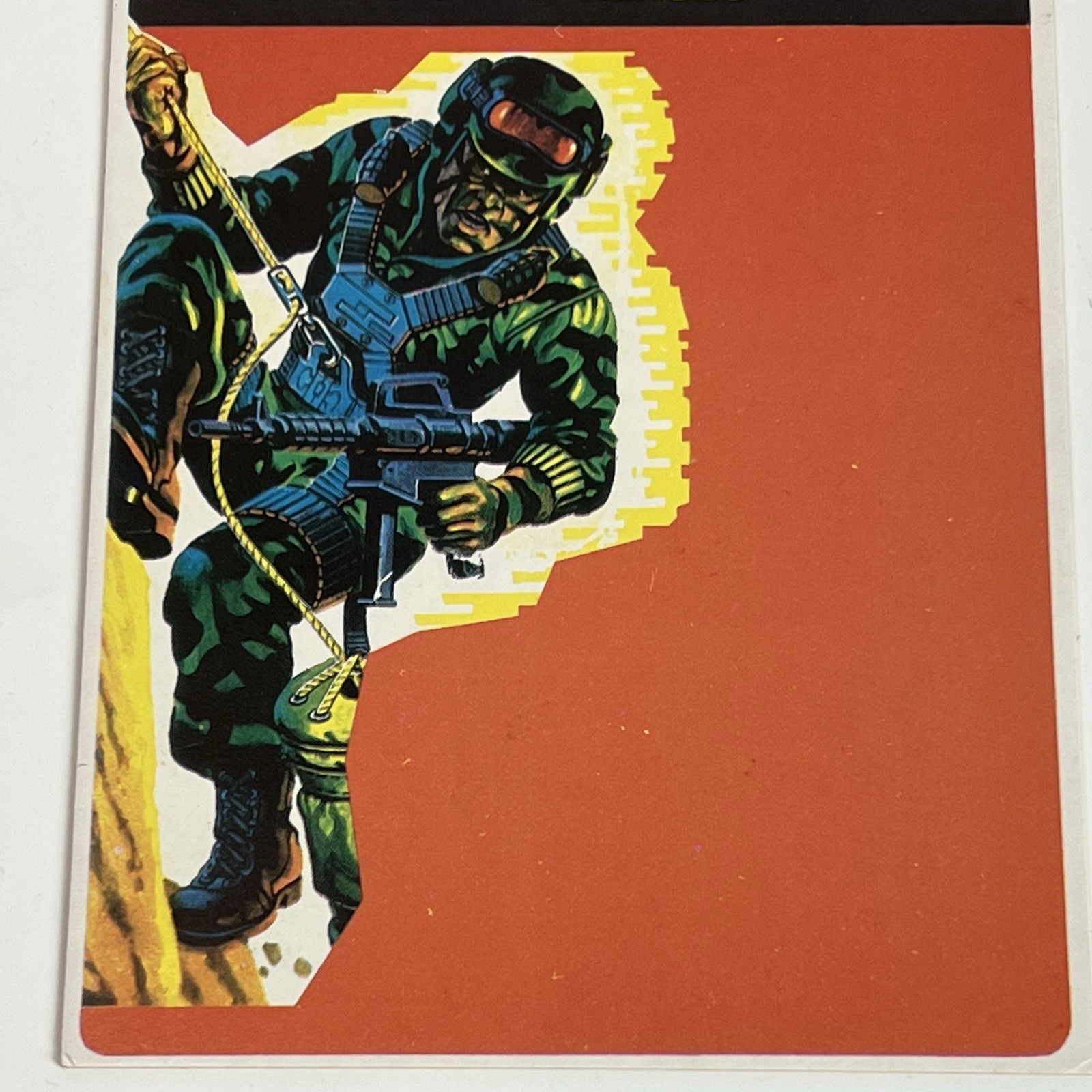GI Joe Polish Bootleg Back Card Poland Exclusive New Proof Card Flat Not Bent