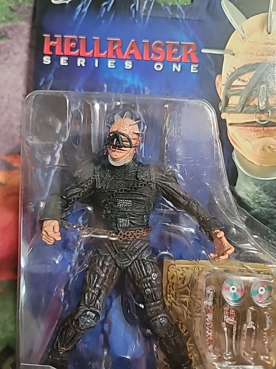 Vintage Hellraiser Series 1 CD Action Figure Reel Toys Neca 2003 Bloody Version