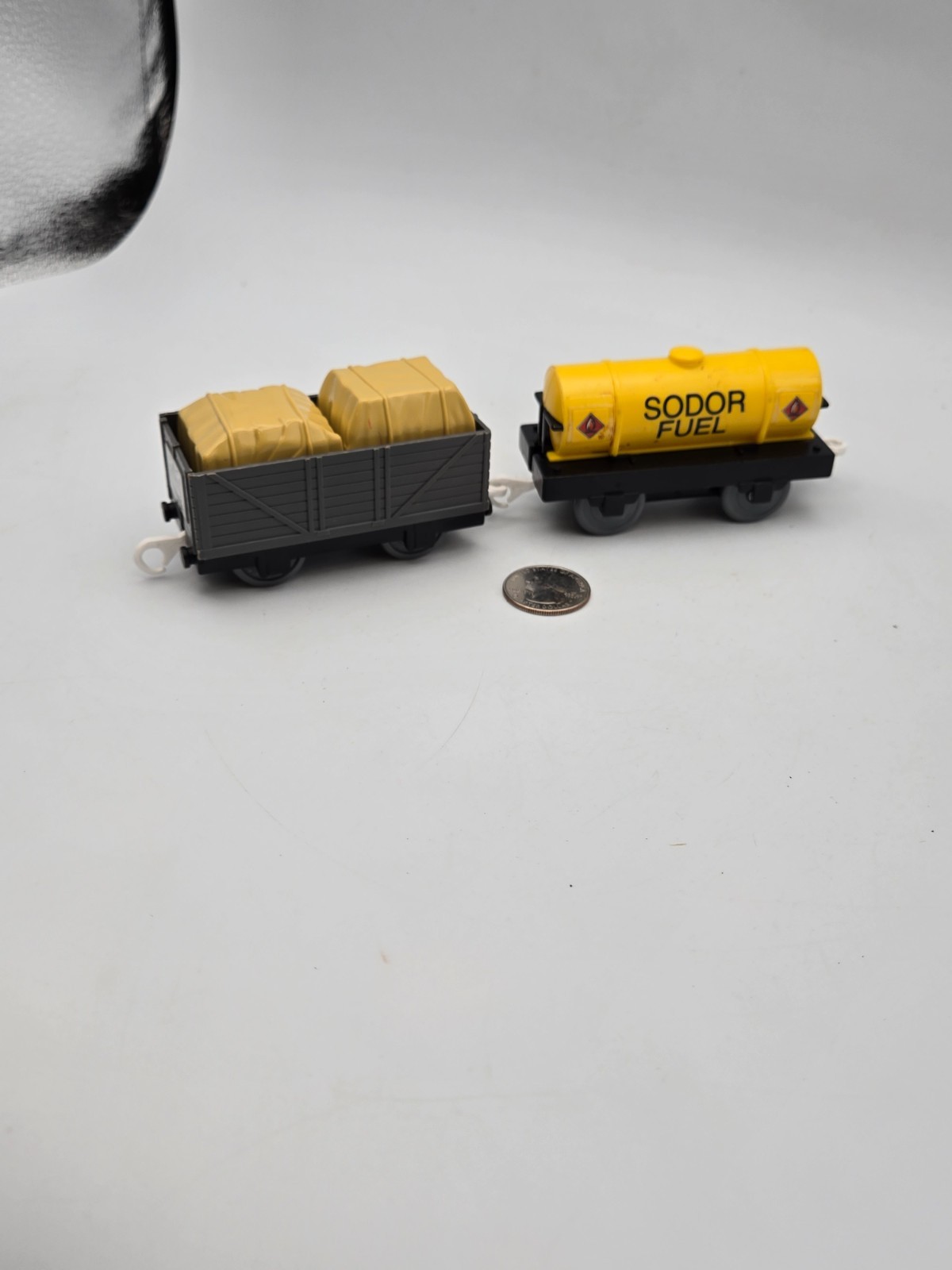 Trackmaster Thomas & Friends Railway Train Troublesome Truck Fuel Car Lot 2 TOMY