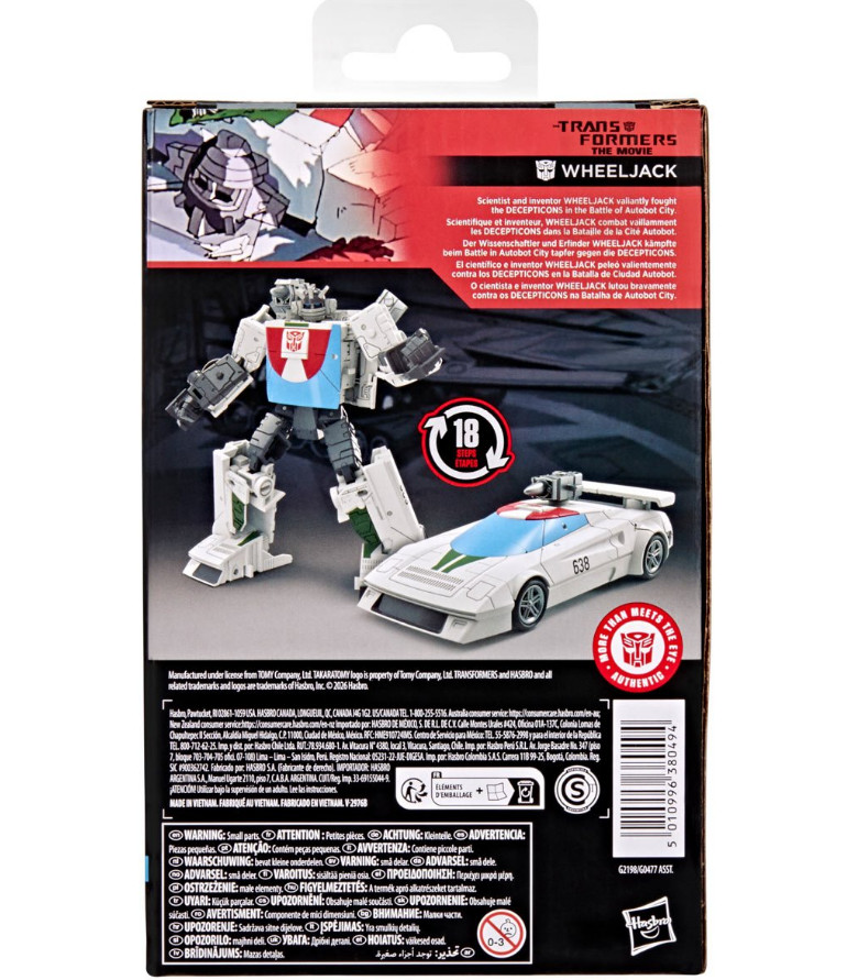 Hasbro Transformers Studio Series Deluxe Wheeljack Figure ~ Stock