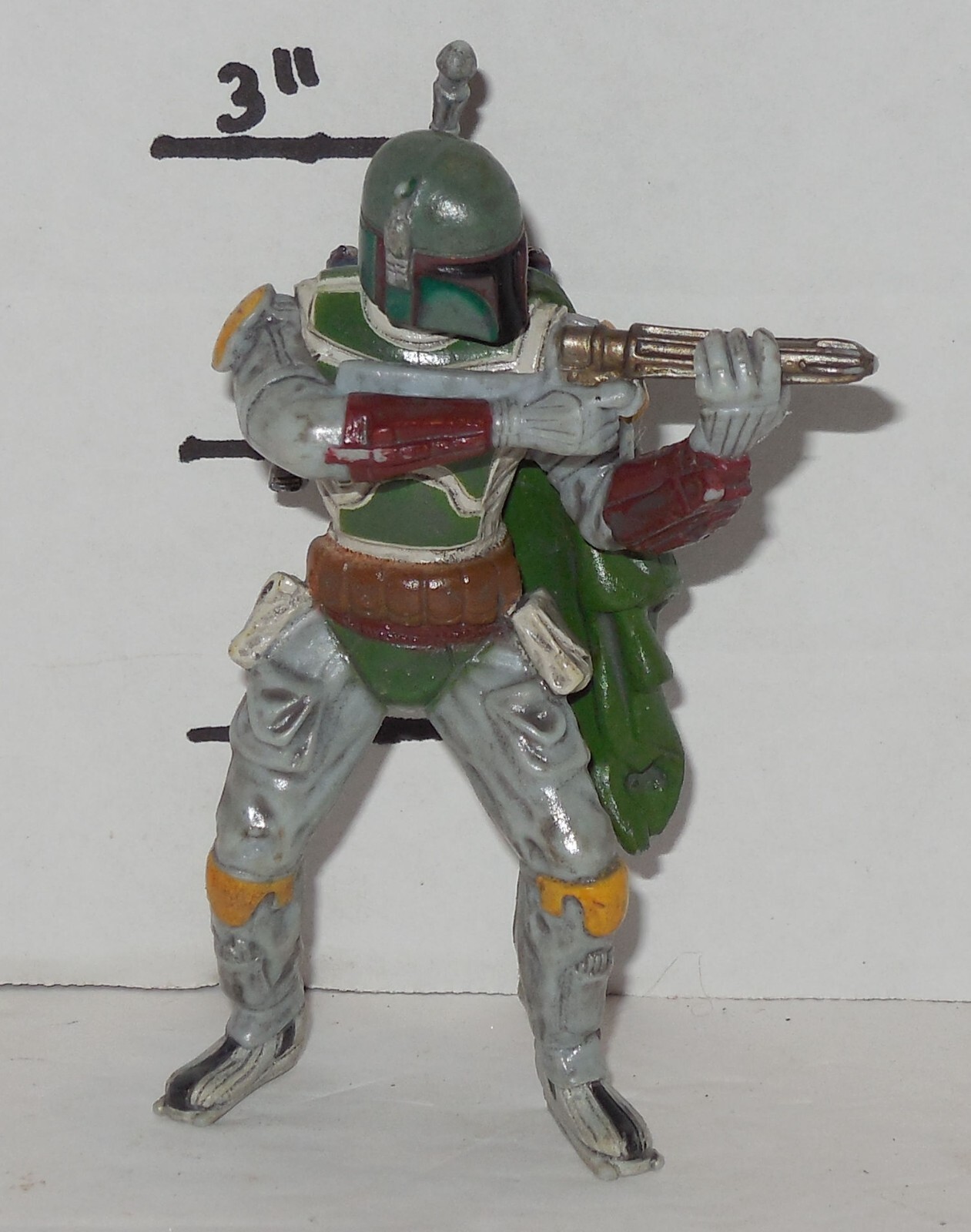 2007 Star Wars Boba Fett Disney Store Exclusive 3&Prime; PVC Figure Cake Topper