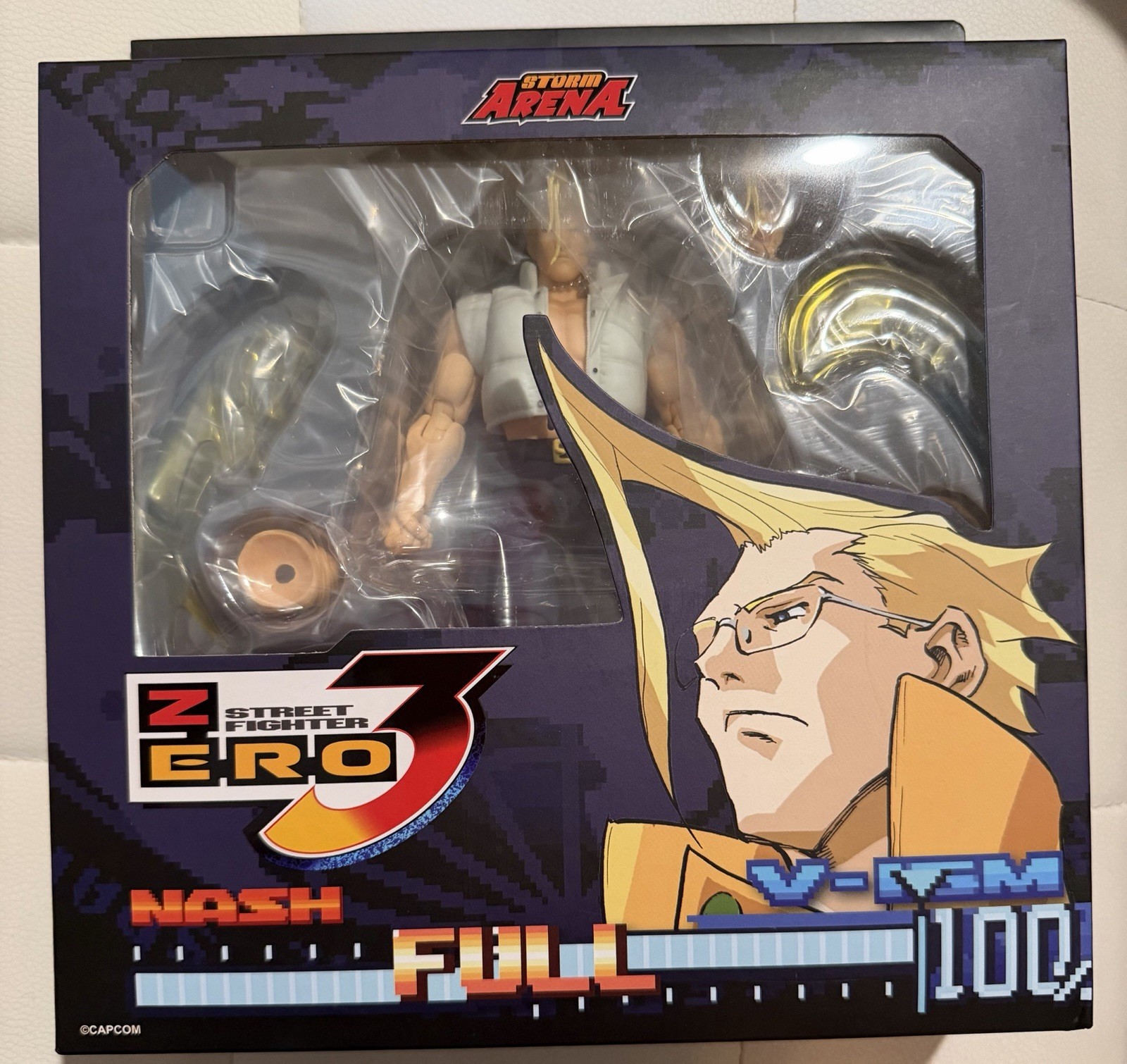 Storm Arena Street Fighter 3 Zero Alpha Charlie Nash HKCC Evo 2026 Exclusive 6&Prime;